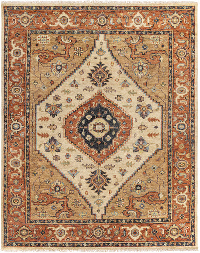 Aqua Hand Knotted 100% NZ Wool Traditional Rectangle Handmade rug, Indoor use only, has fringe, non-washable.