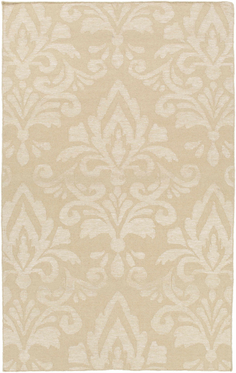 Beige Hand Woven 50% Wool, 30% Viscose, 20% Cotton Modern Rectangle Handmade rug, Indoor use only, no fringe, non-washable. runner also available