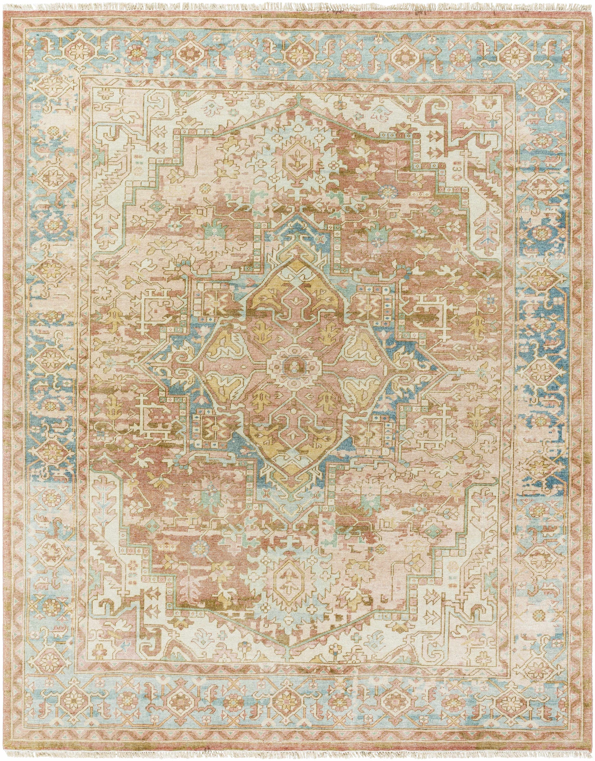 Hamadan HAM-2303 Hand Knotted Rug