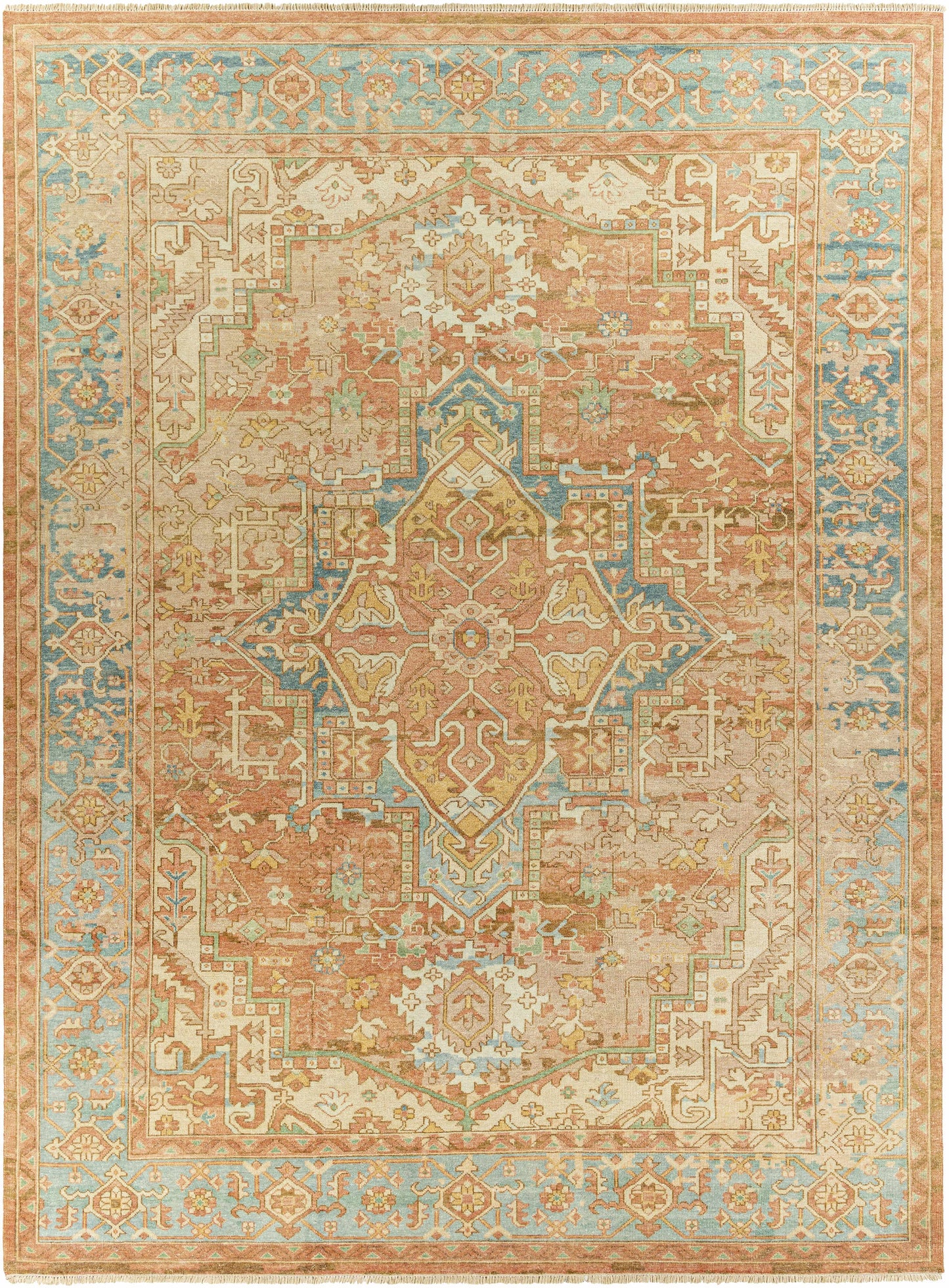 Hamadan HAM-2303 Hand Knotted Rug