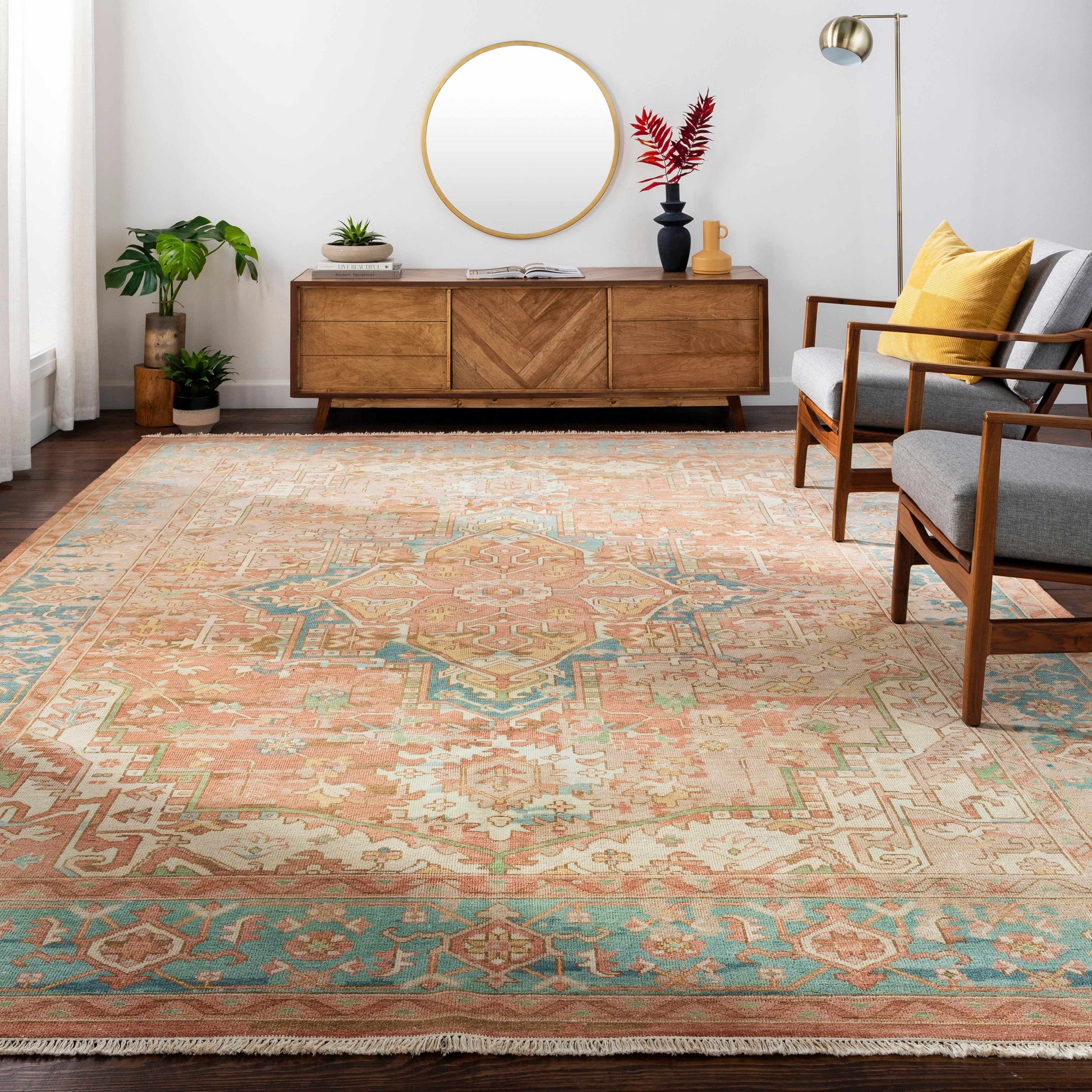 Hamadan HAM-2303 Hand Knotted Rug