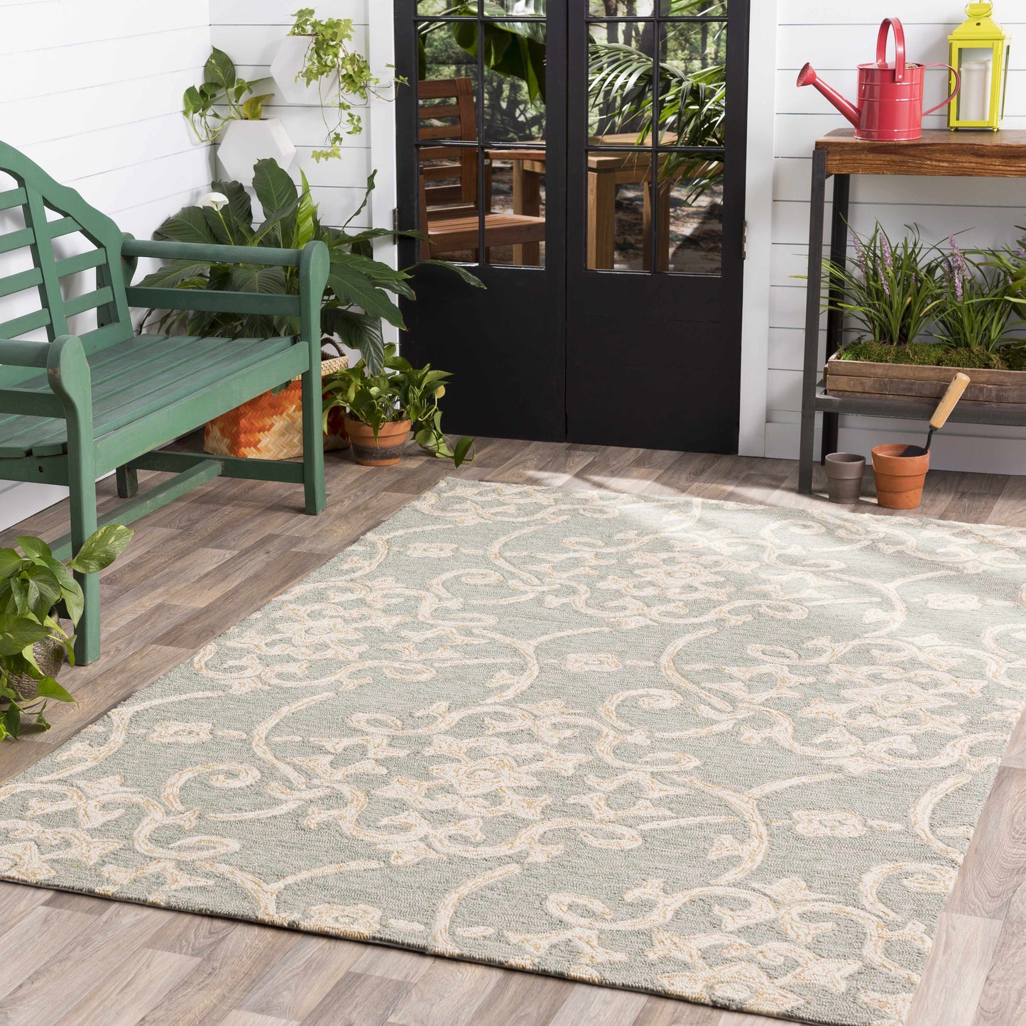 Rain RAI-1103 Hand Hooked Rug