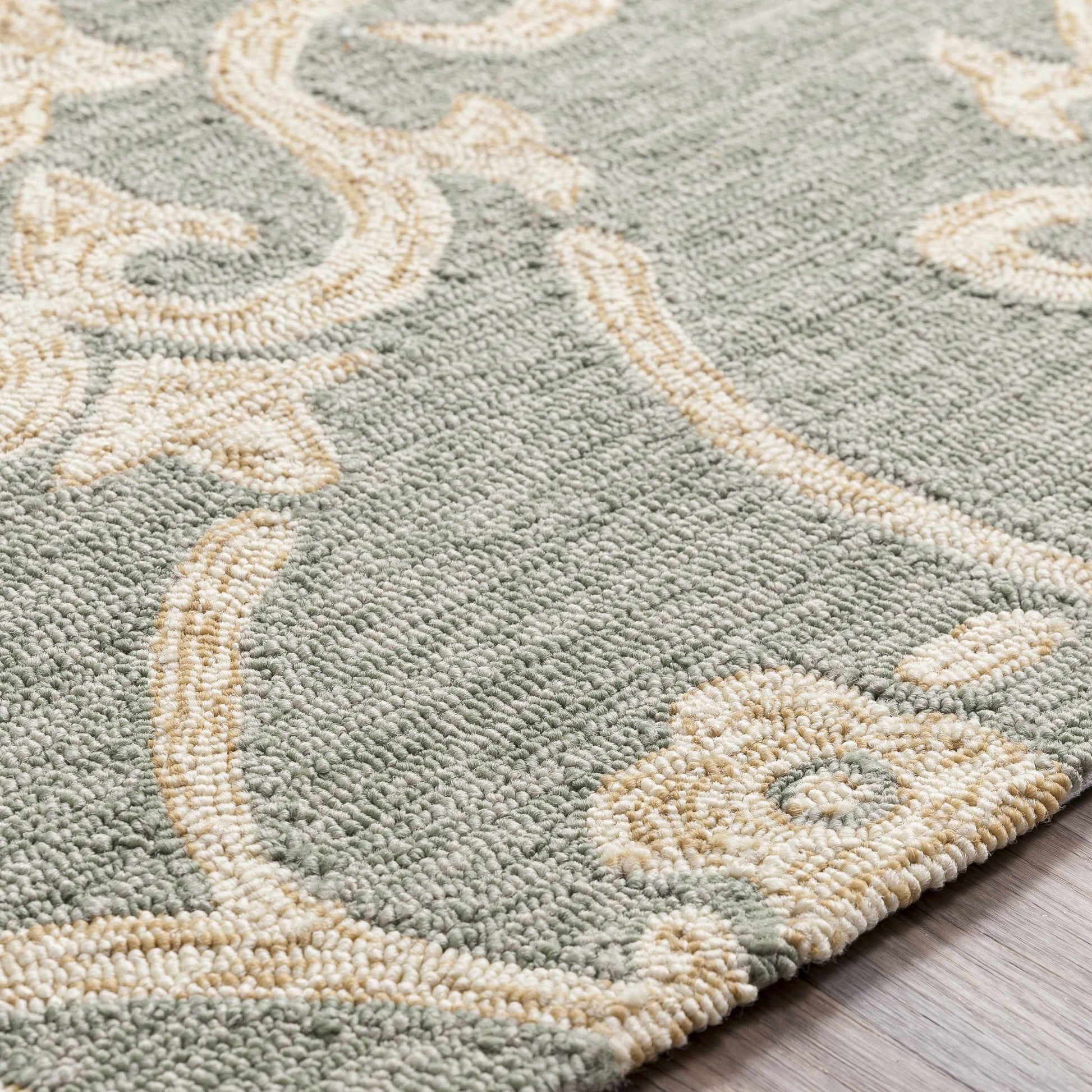 Rain RAI-1103 Hand Hooked Rug