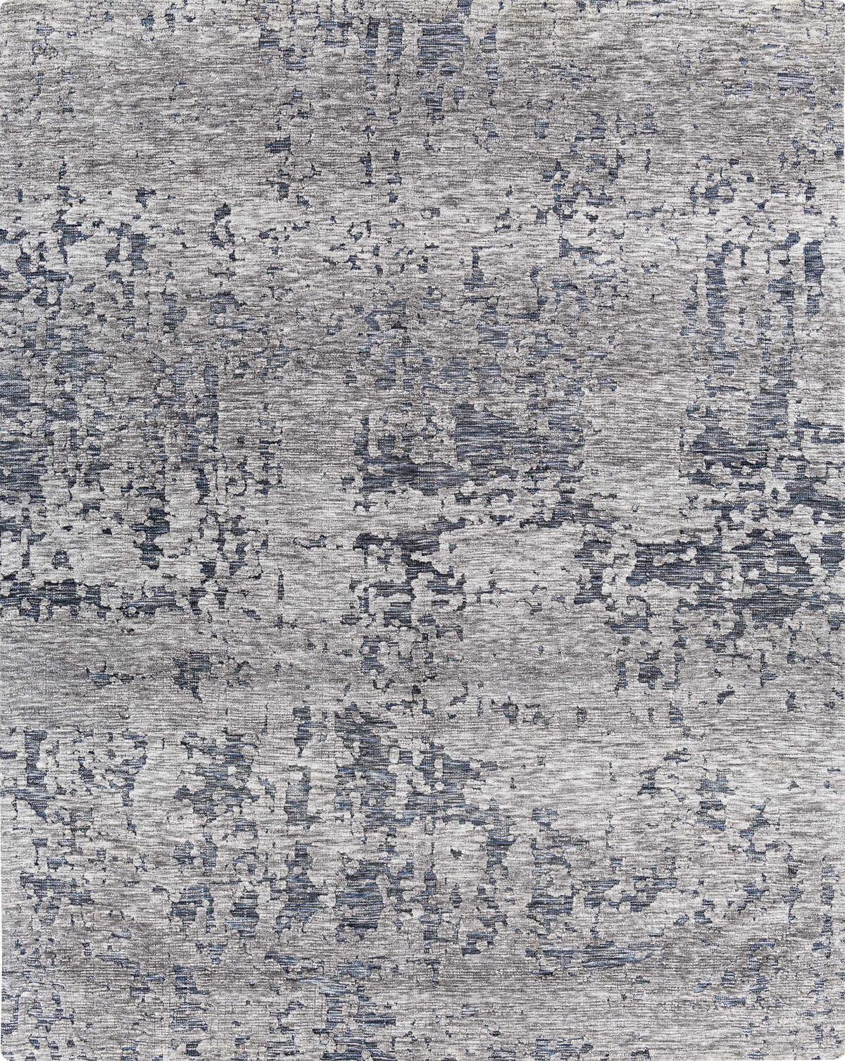 Charcoal Hand Woven 100% Polyester Modern Rectangle Handmade rug, Indoor use only, no fringe, non-washable.