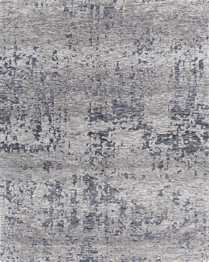 Charcoal Hand Woven 100% Polyester Modern Rectangle Handmade rug, Indoor use only, no fringe, non-washable.