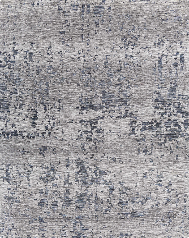 Charcoal Hand Woven 100% Polyester Modern Rectangle Handmade rug, Indoor use only, no fringe, non-washable.