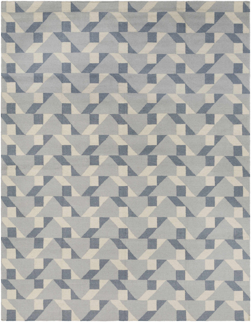 Slate Hand Woven 100% Wool Modern Rectangle Handmade rug, Indoor use only, no fringe, non-washable. runner also available