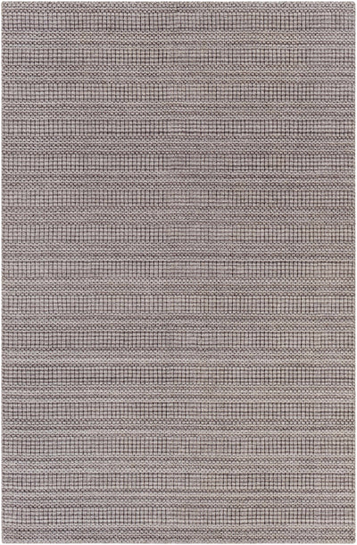 Dark Brown Hand Loomed 100% Recycled PET Yarn Modern Rectangle Handmade rug, Indoor use only, no fringe, non-washable. runner also available