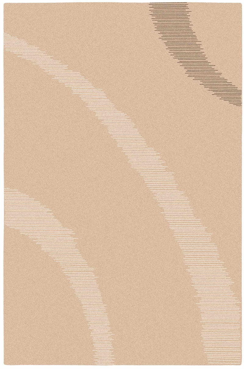 Multicolor Hand Knotted 90% Wool, 10% Viscose Modern Rectangle Handmade rug, Indoor use only, no fringe, non-washable.