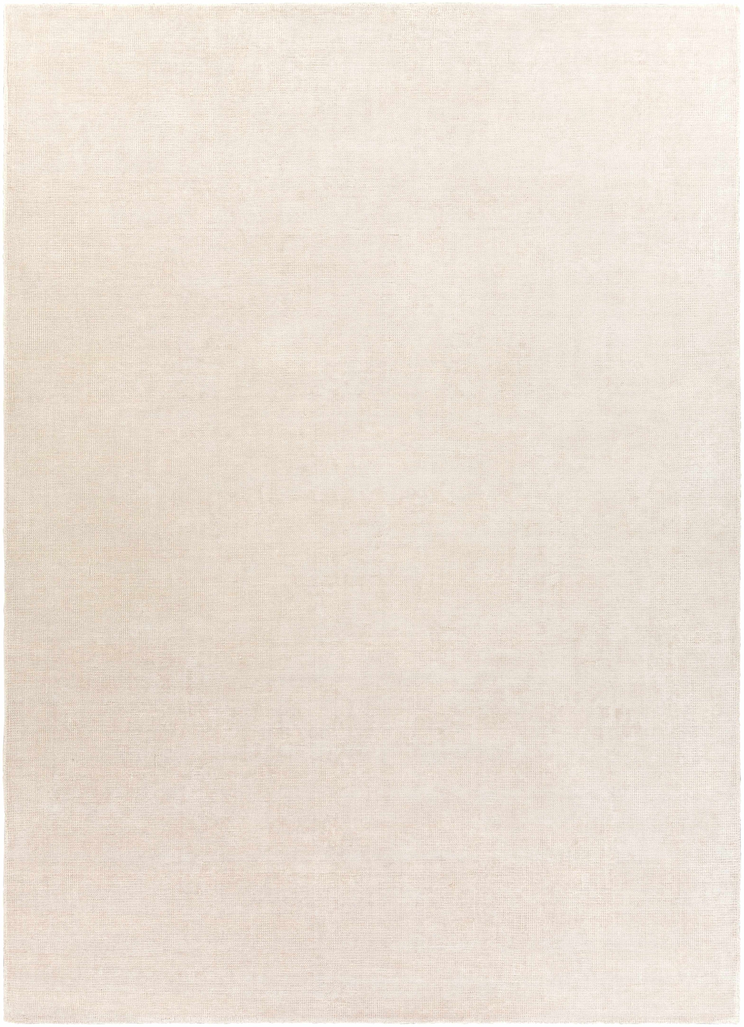 Taupe Hand Loomed 75% Viscose, 25% Wool Modern Rectangle Handmade rug, Indoor use only, no fringe, non-washable.