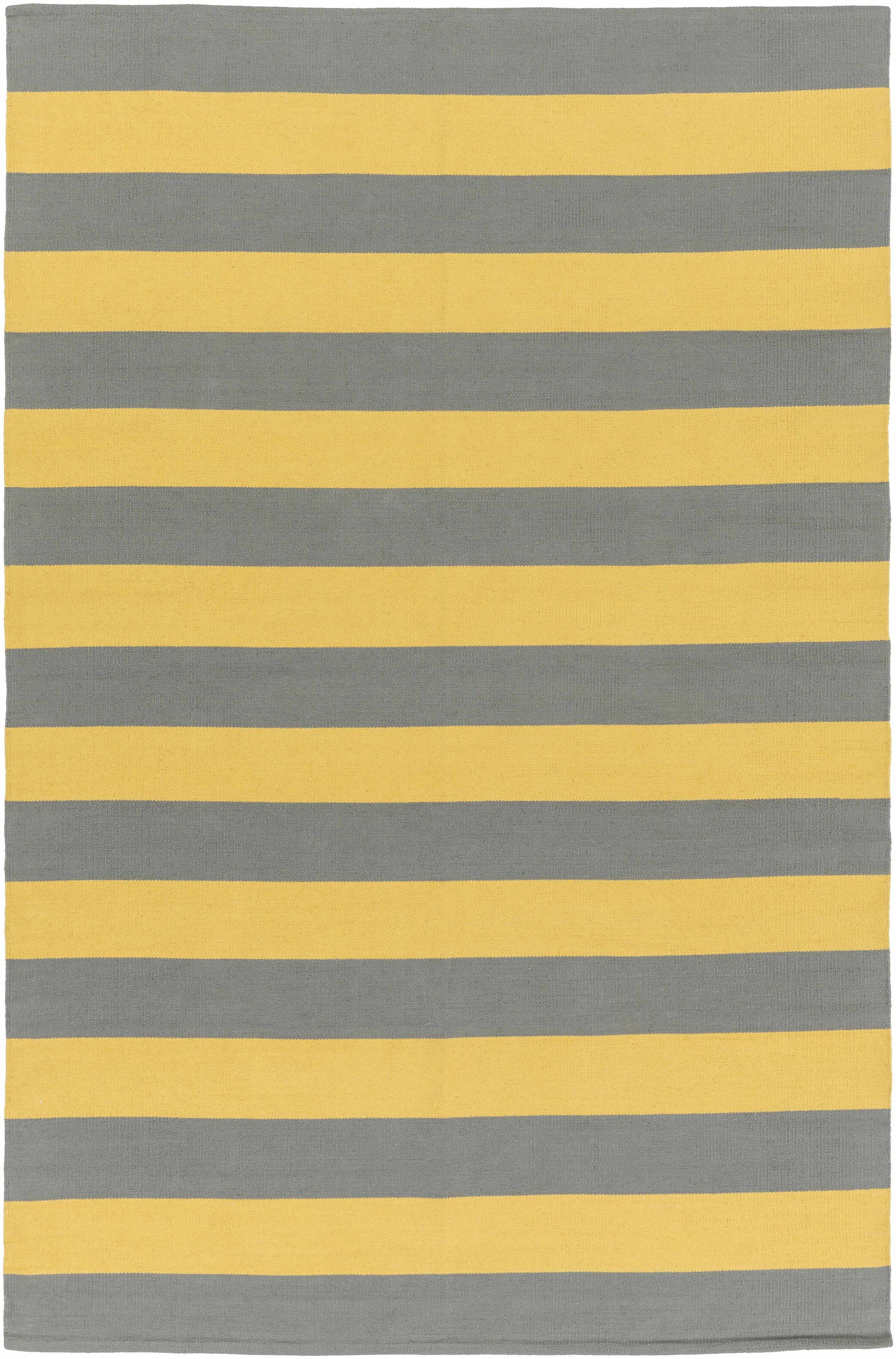 Mustard Hand Woven 100% Cotton Cottage Rectangle Handmade rug, Indoor use only, no fringe, non-washable. runner also available