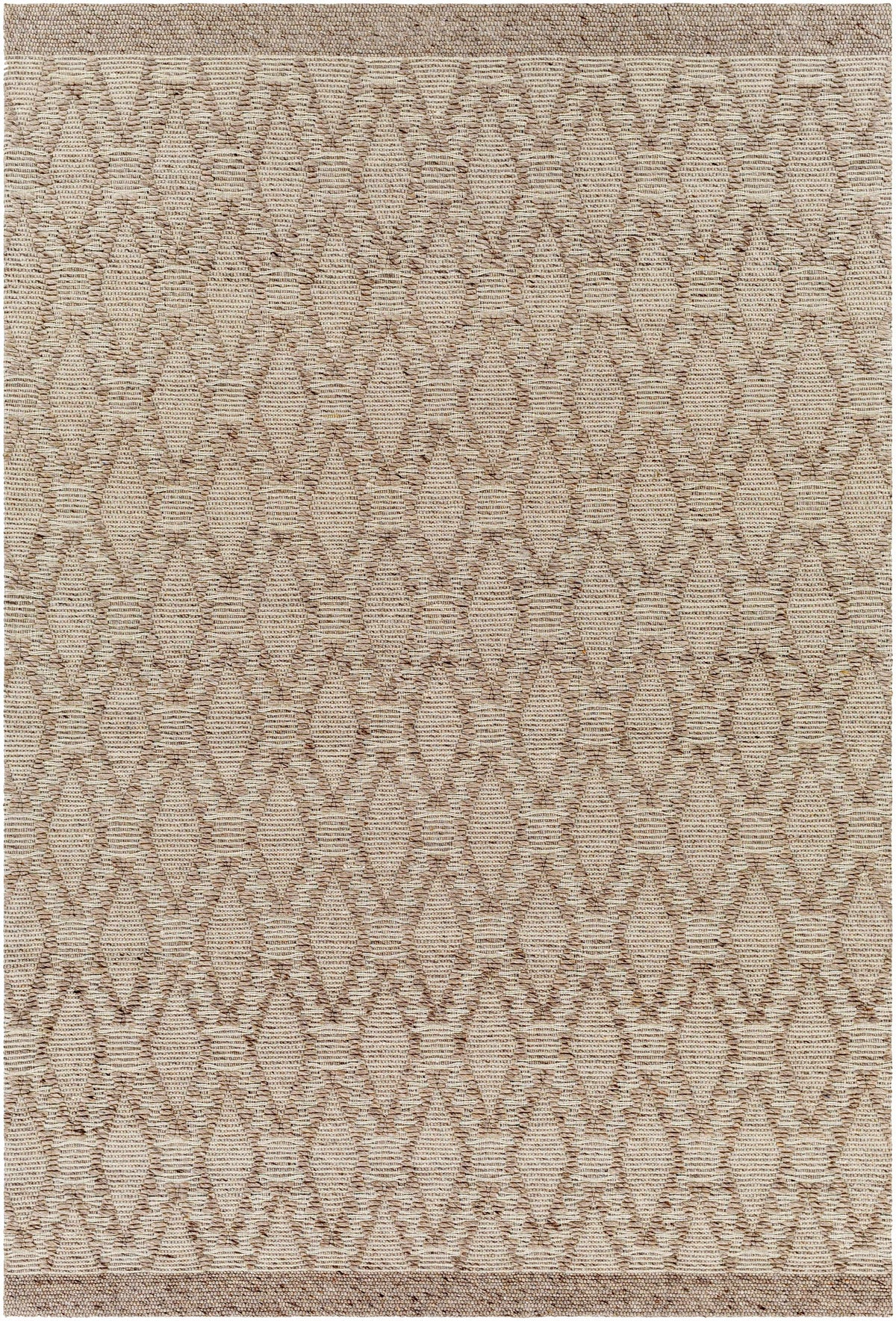 Gray Hand Woven 70% Recycled PET Yarn, 30% Wool Global Rectangle Handmade rug, Indoor use only, no fringe, non-washable. runner also available