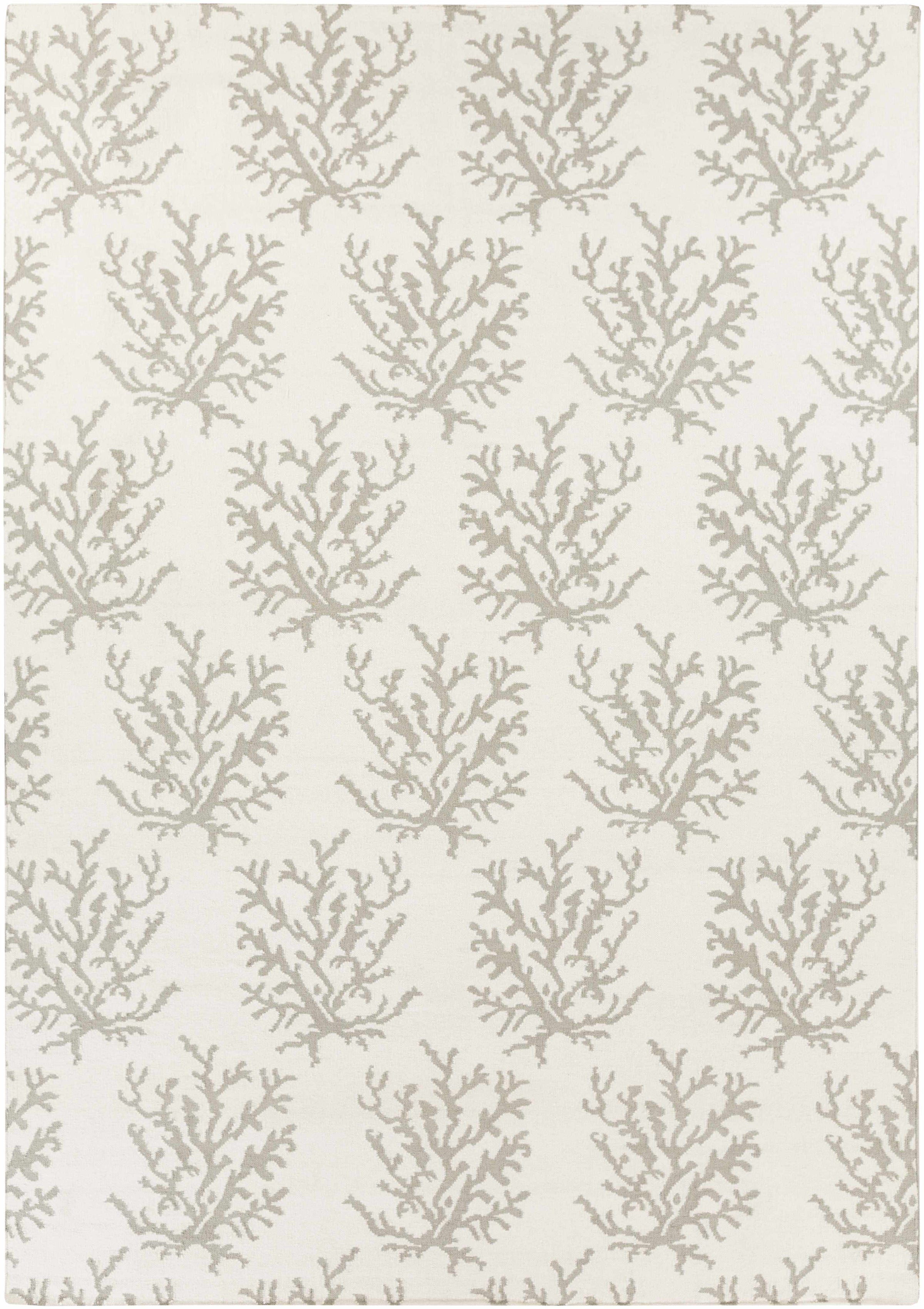 Ivory Hand Woven 100% Wool Modern Rectangle Handmade rug, Indoor use only, no fringe, non-washable.