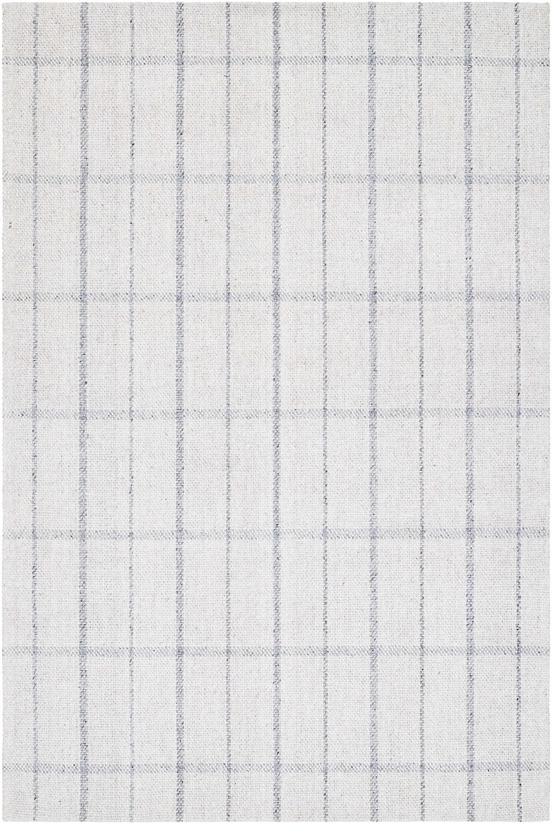 Oatmeal Hand Woven 50% Wool, 50% Viscose Cottage Rectangle Handmade rug, Indoor use only, no fringe, non-washable.