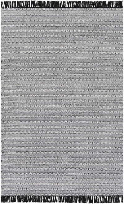 Light Slate Hand Woven 100% Recycled PET Yarn Modern Rectangle Handmade rug, Indoor use only, has fringe, non-washable. runner also available