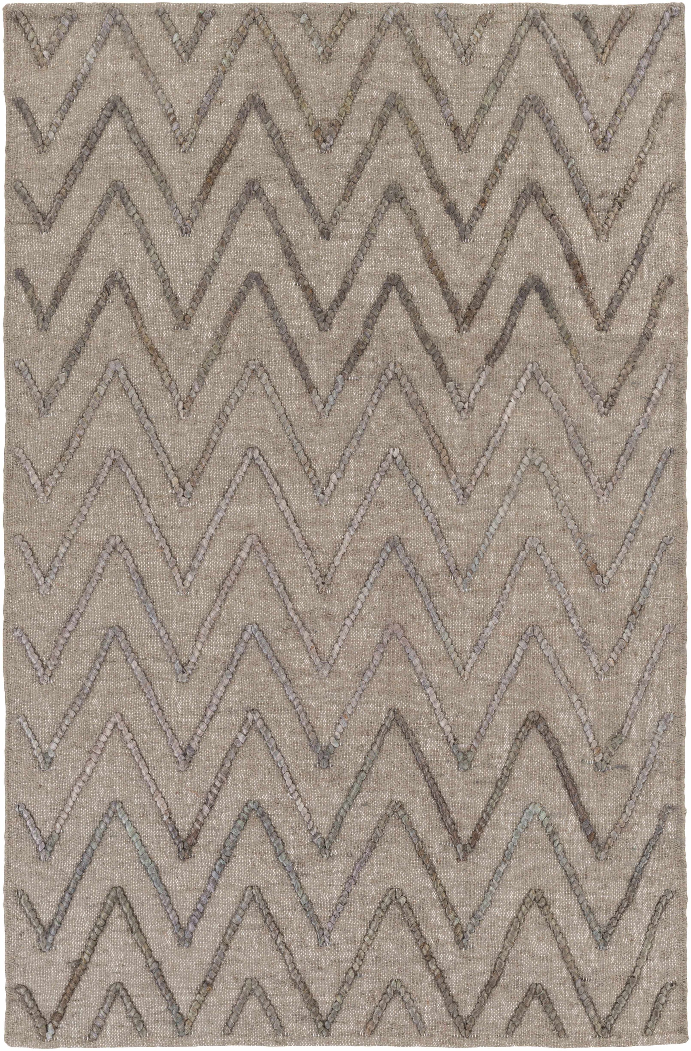 Gray Hand Woven 100% Jute Global Rectangle Handmade rug, Indoor use only, no fringe, non-washable.