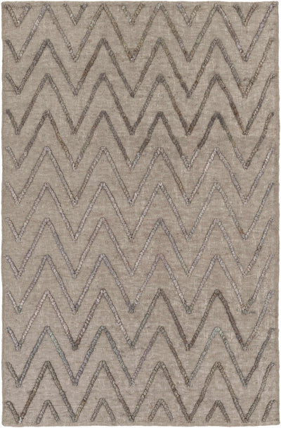 Gray Hand Woven 100% Jute Global Rectangle Handmade rug, Indoor use only, no fringe, non-washable.