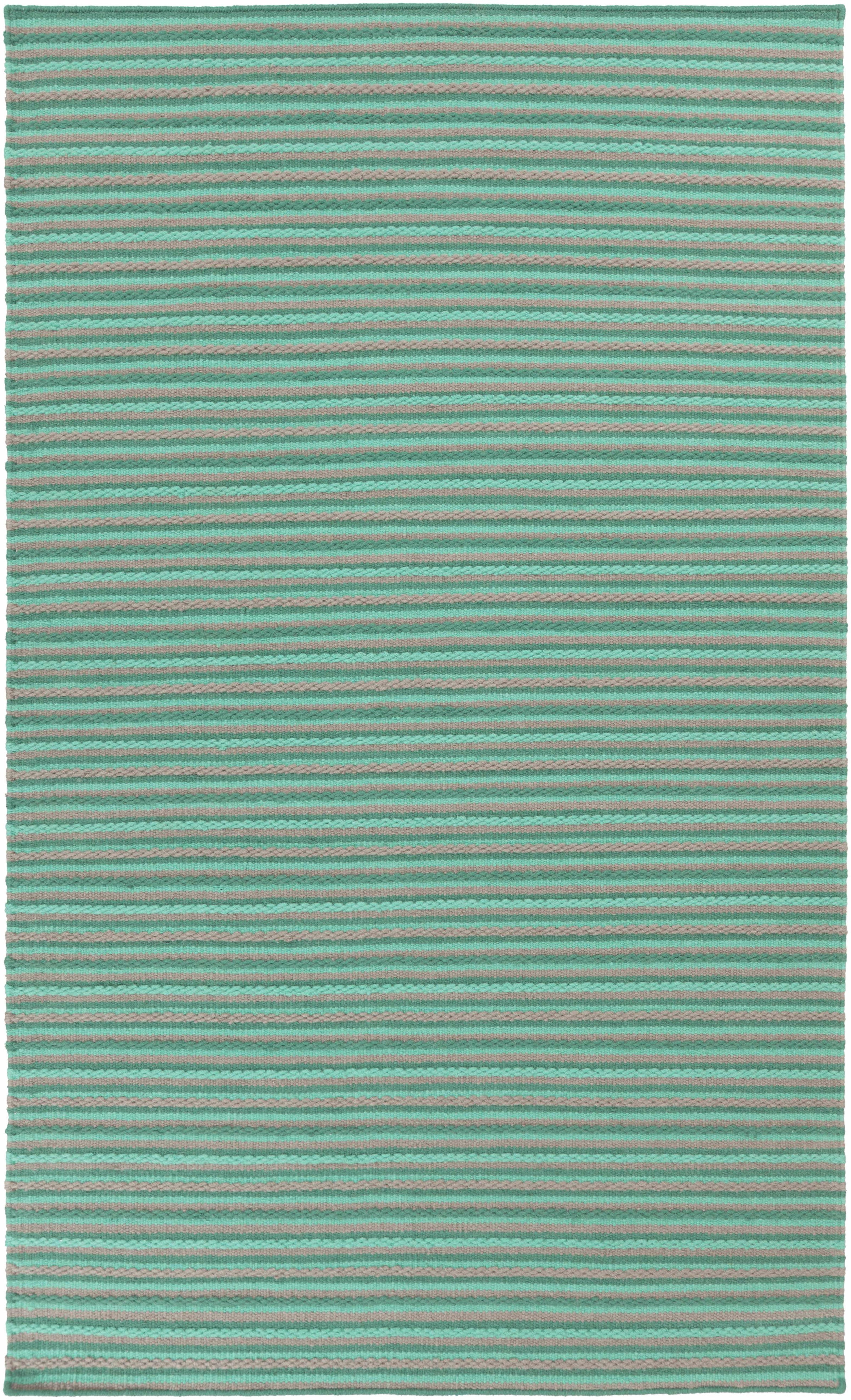 Seafoam Hand Woven 100% Wool Cottage Rectangle Handmade rug, Indoor use only, no fringe, non-washable. runner also available