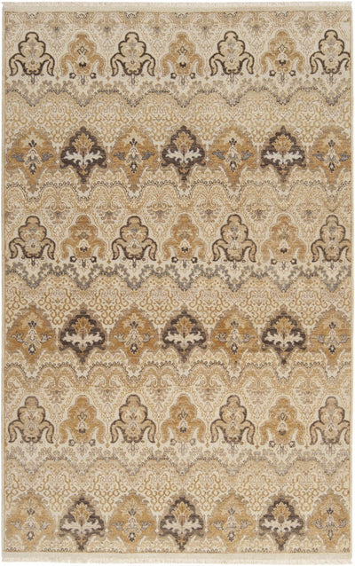Off-White Hand Knotted 100% NZ Wool Traditional Rectangle Handmade rug, Indoor use only, has fringe, non-washable.