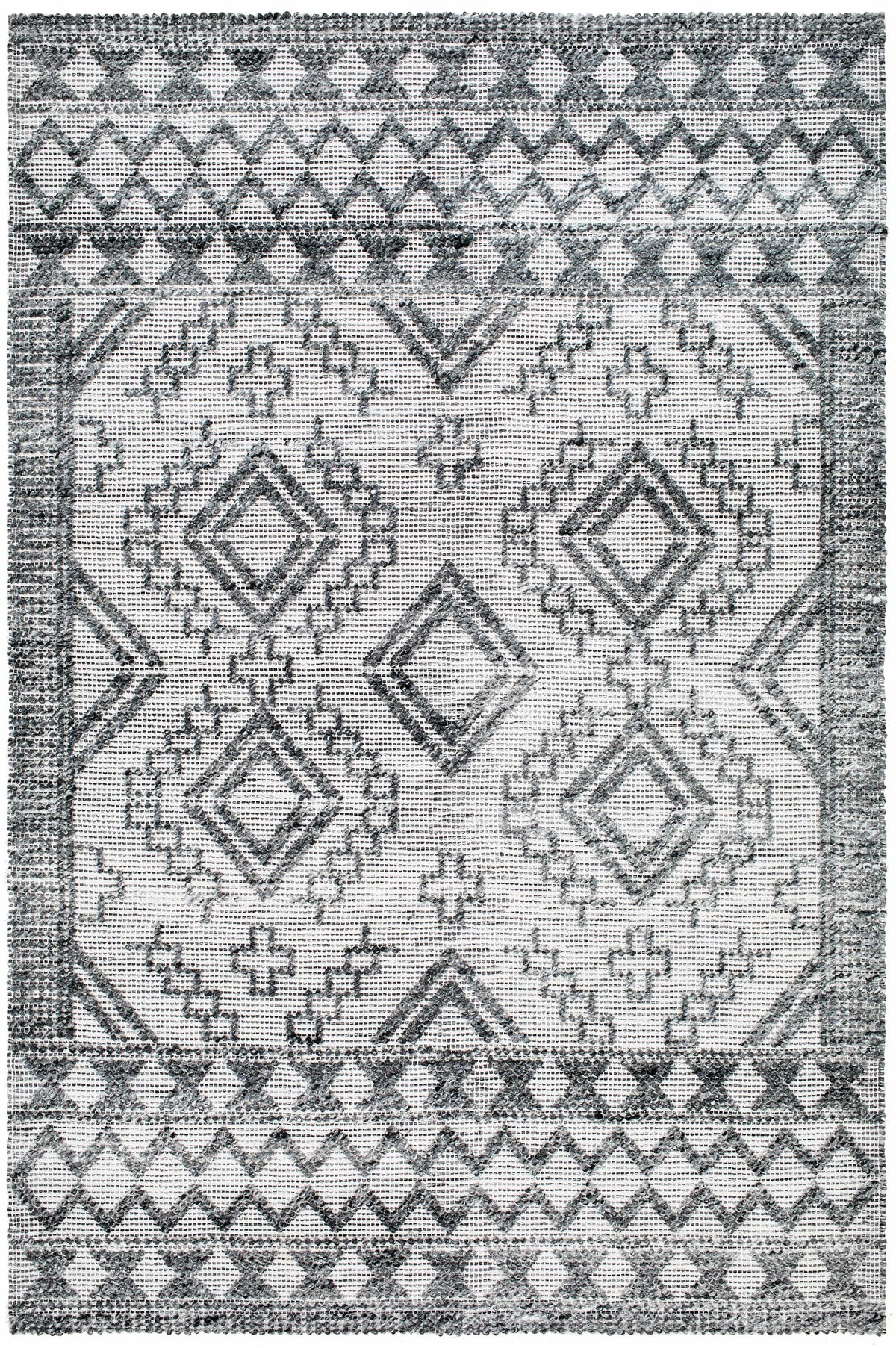 Beige Hand Woven 100% Recycled PET Yarn Global Rectangle Handmade rug, Indoor use only, no fringe, non-washable. runner also available