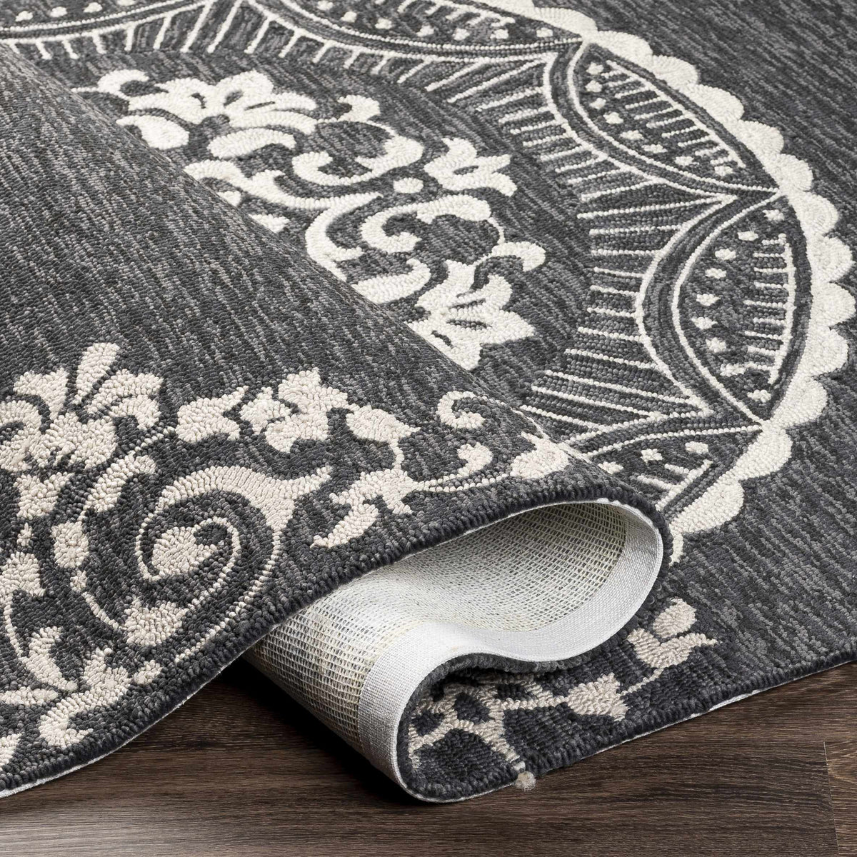 Rain RAI-1283 Hand Hooked Rug