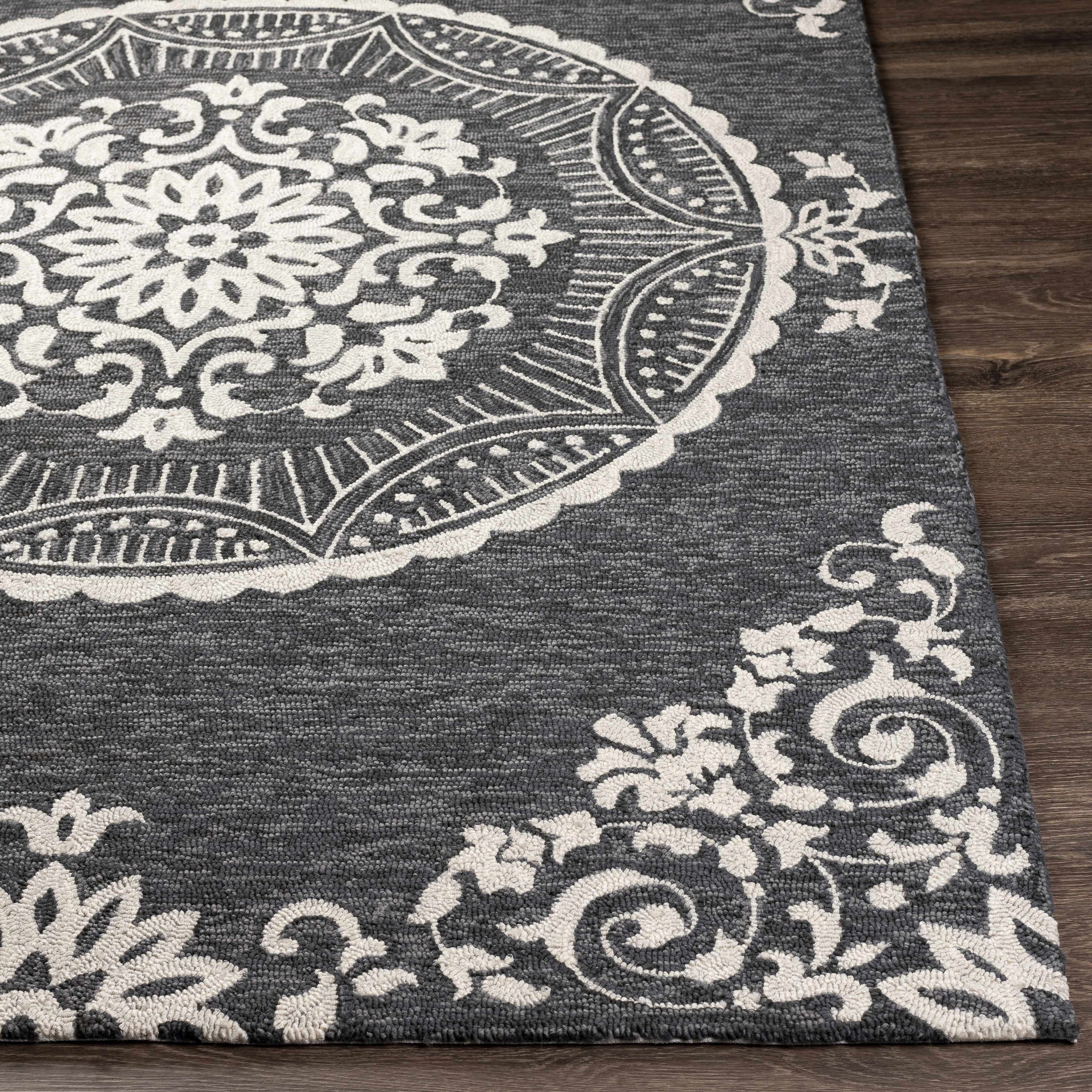 Rain RAI-1283 Hand Hooked Rug