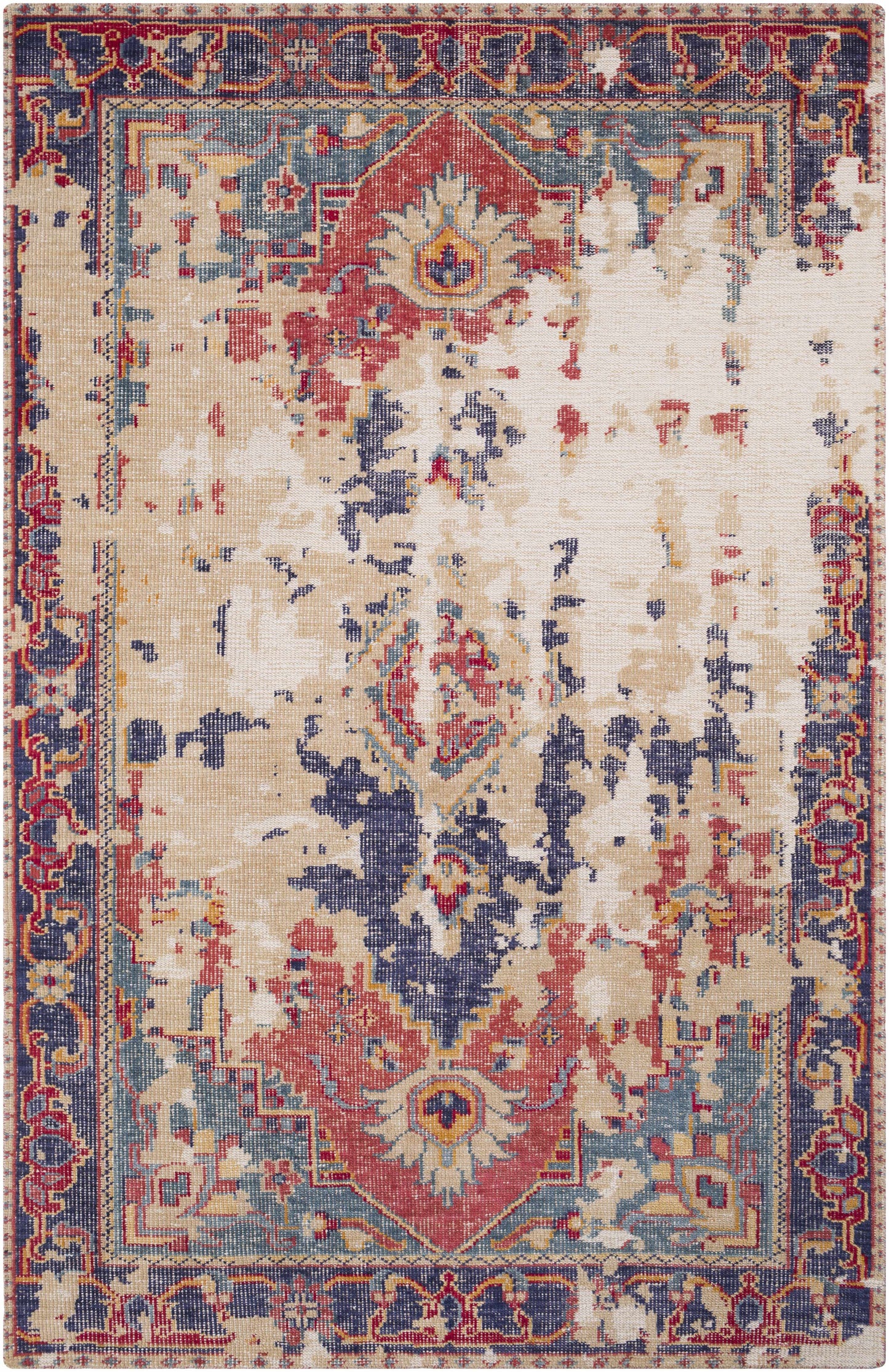 Hoboken HOO-1021 Hand Knotted Rug