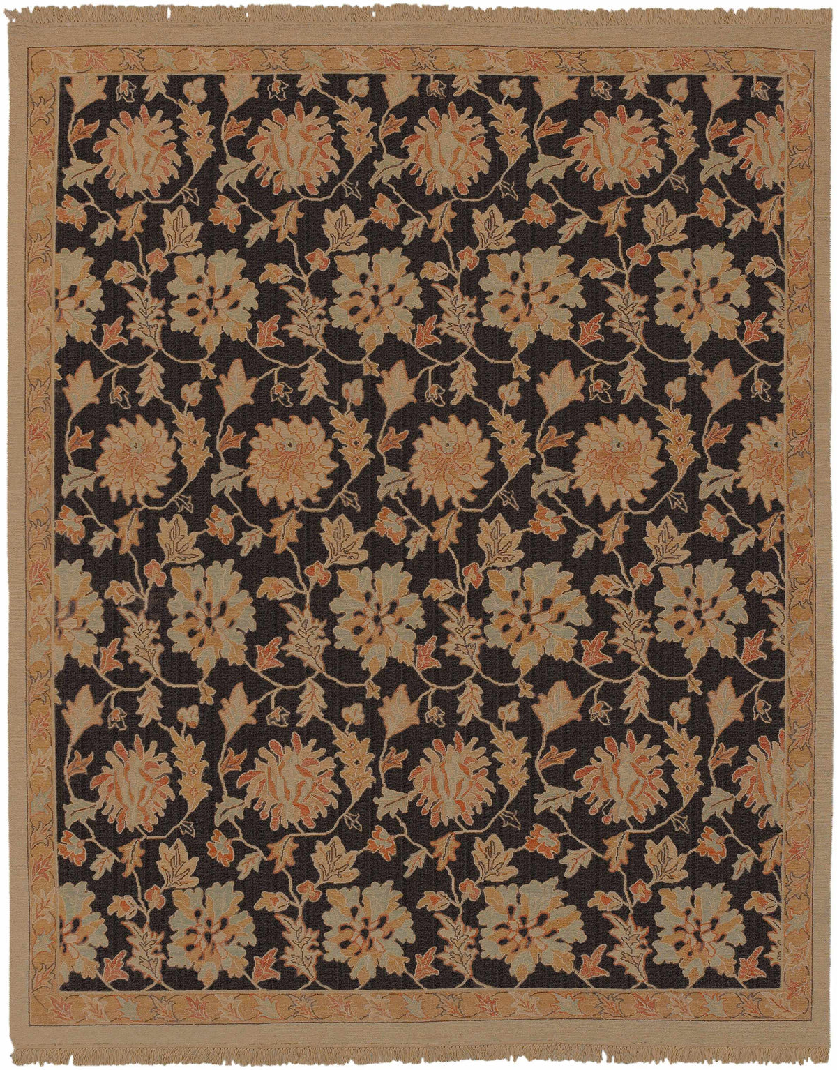 Multicolor Hand Knotted 100% NZ Wool Traditional Rectangle Handmade rug, Indoor use only, no fringe, non-washable.