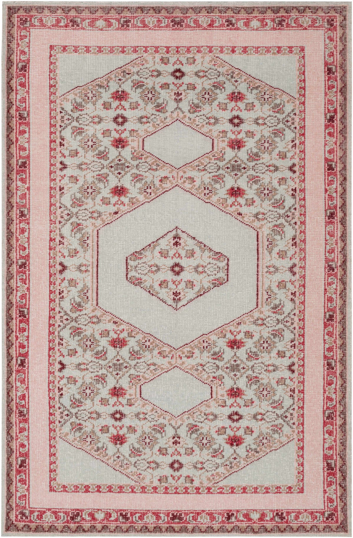 Seafoam Hand Knotted 100% NZ Wool Global Rectangle Handmade rug, Indoor use only, no fringe, non-washable.
