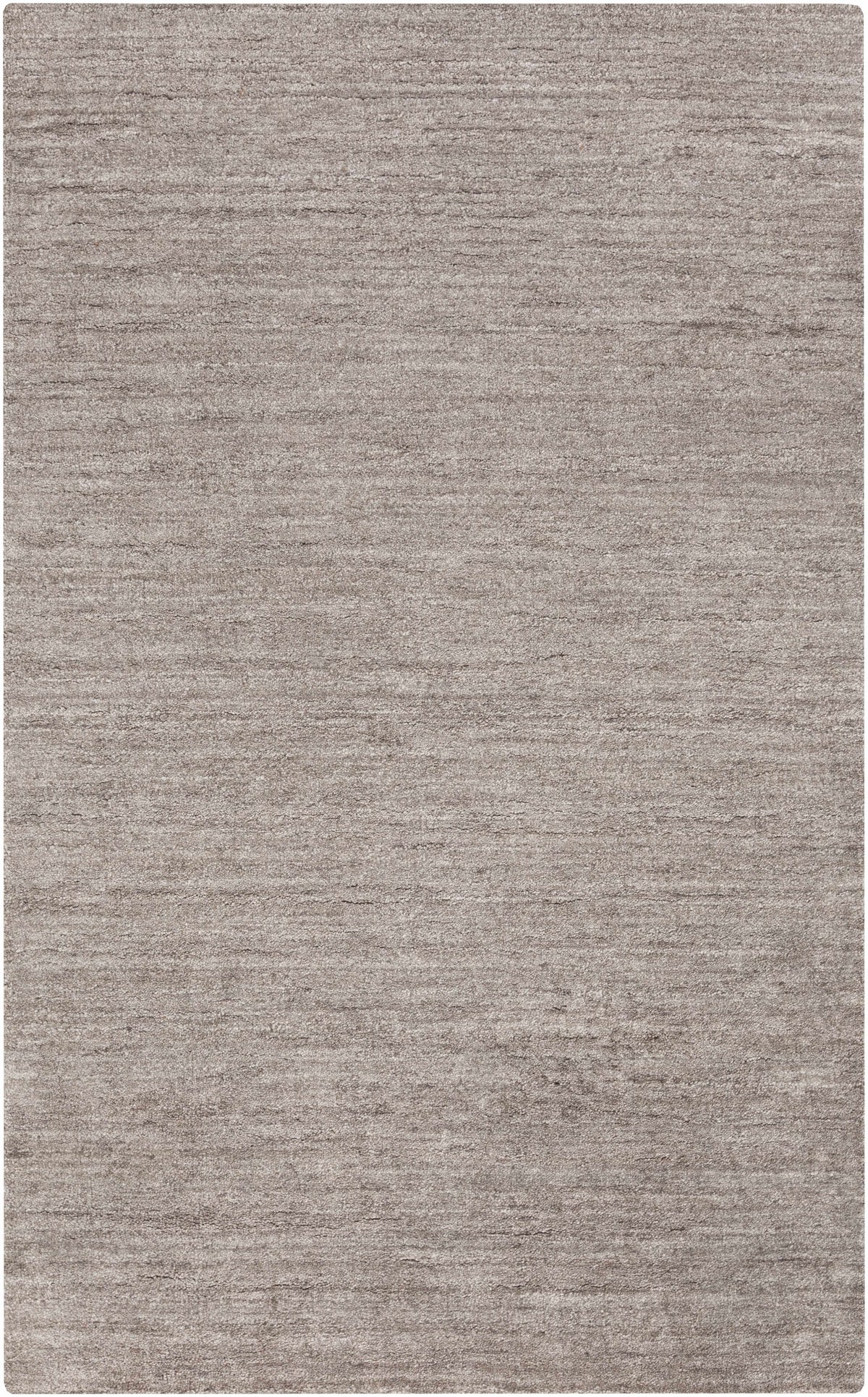 Gray Hand Loomed 100% Viscose Modern Rectangle Handmade rug, Indoor use only, no fringe, non-washable.