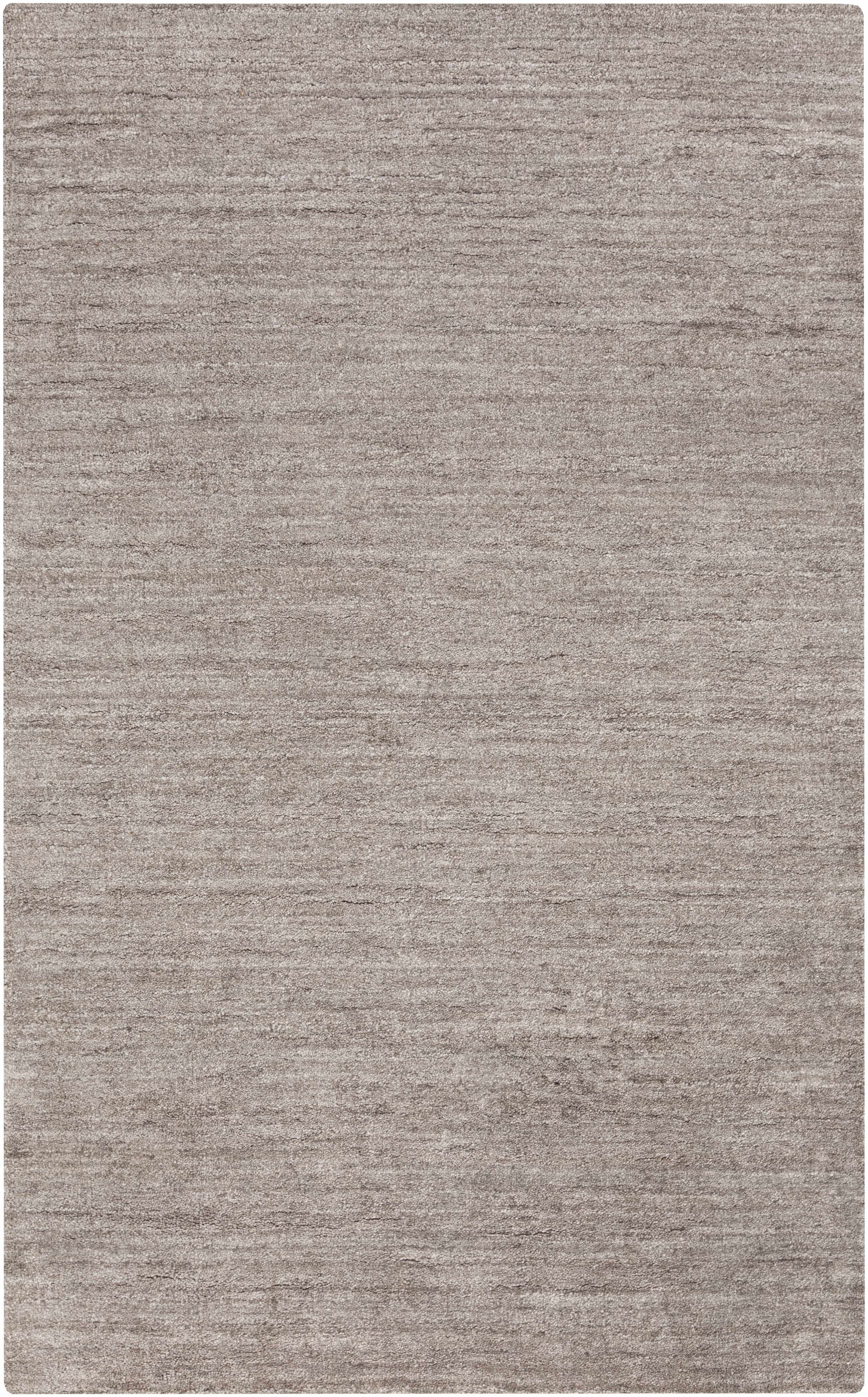 Gray Hand Loomed 100% Viscose Modern Rectangle Handmade rug, Indoor use only, no fringe, non-washable.