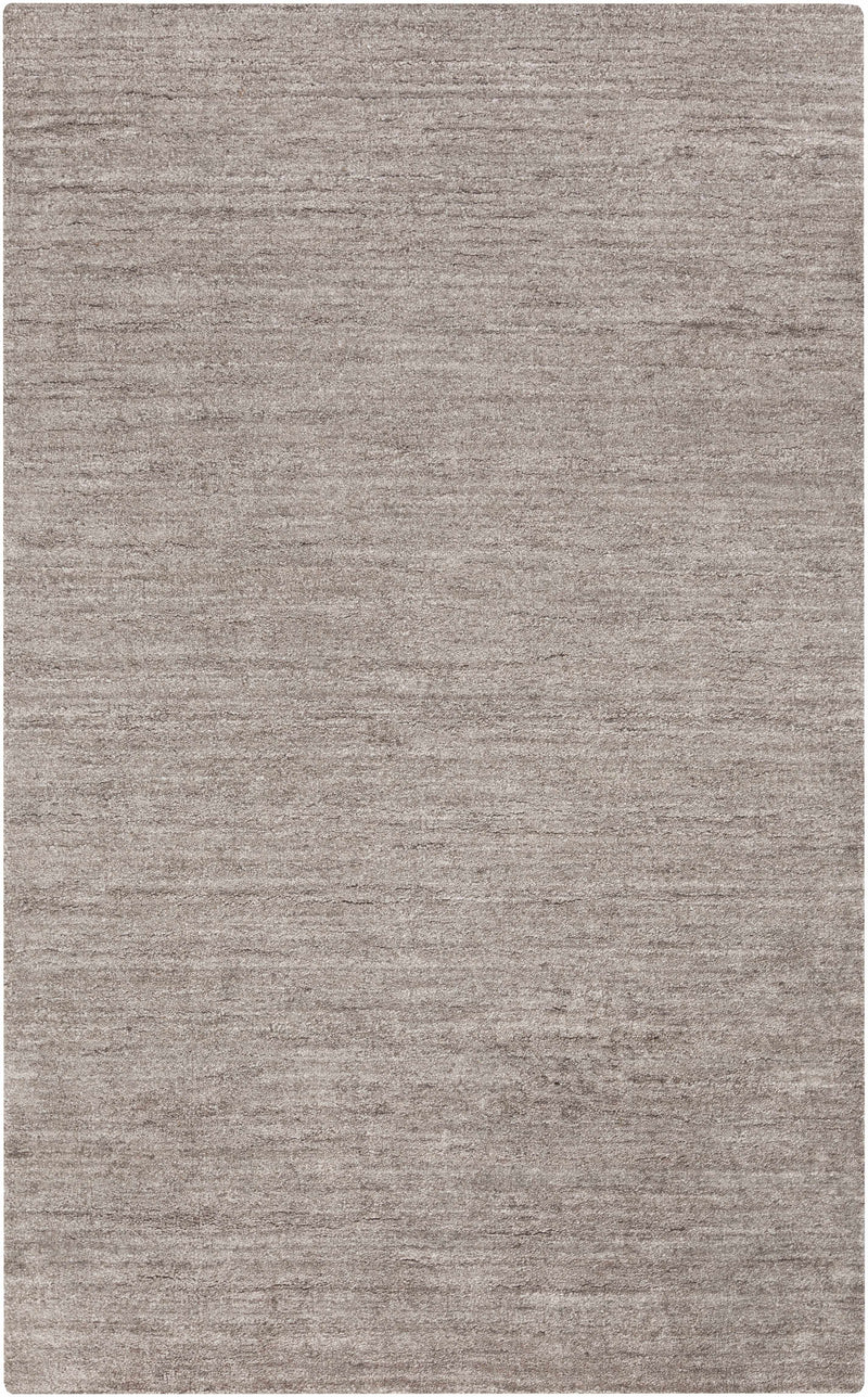 Gray Hand Loomed 100% Viscose Modern Rectangle Handmade rug, Indoor use only, no fringe, non-washable.