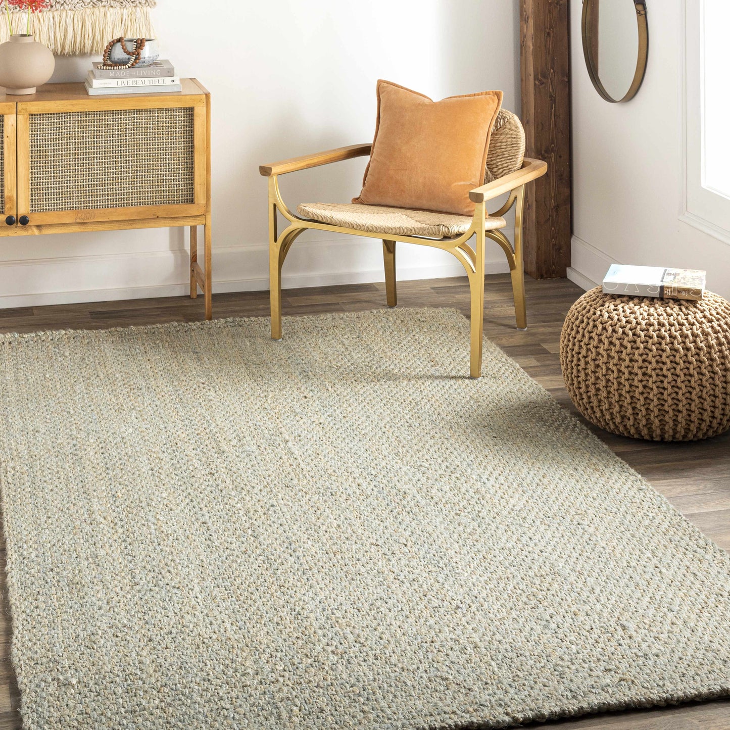 Jute Woven JS-220 Hand Woven Rug