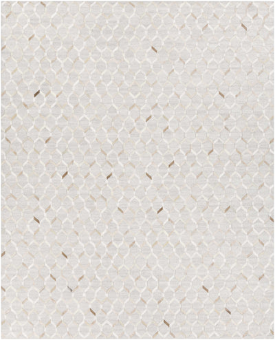 Medium Brown Hand Crafted 65% Hair On Hide, 35% Chenille-Viscose Modern Rectangle Handmade rug, Indoor use only, no fringe, non-washable.