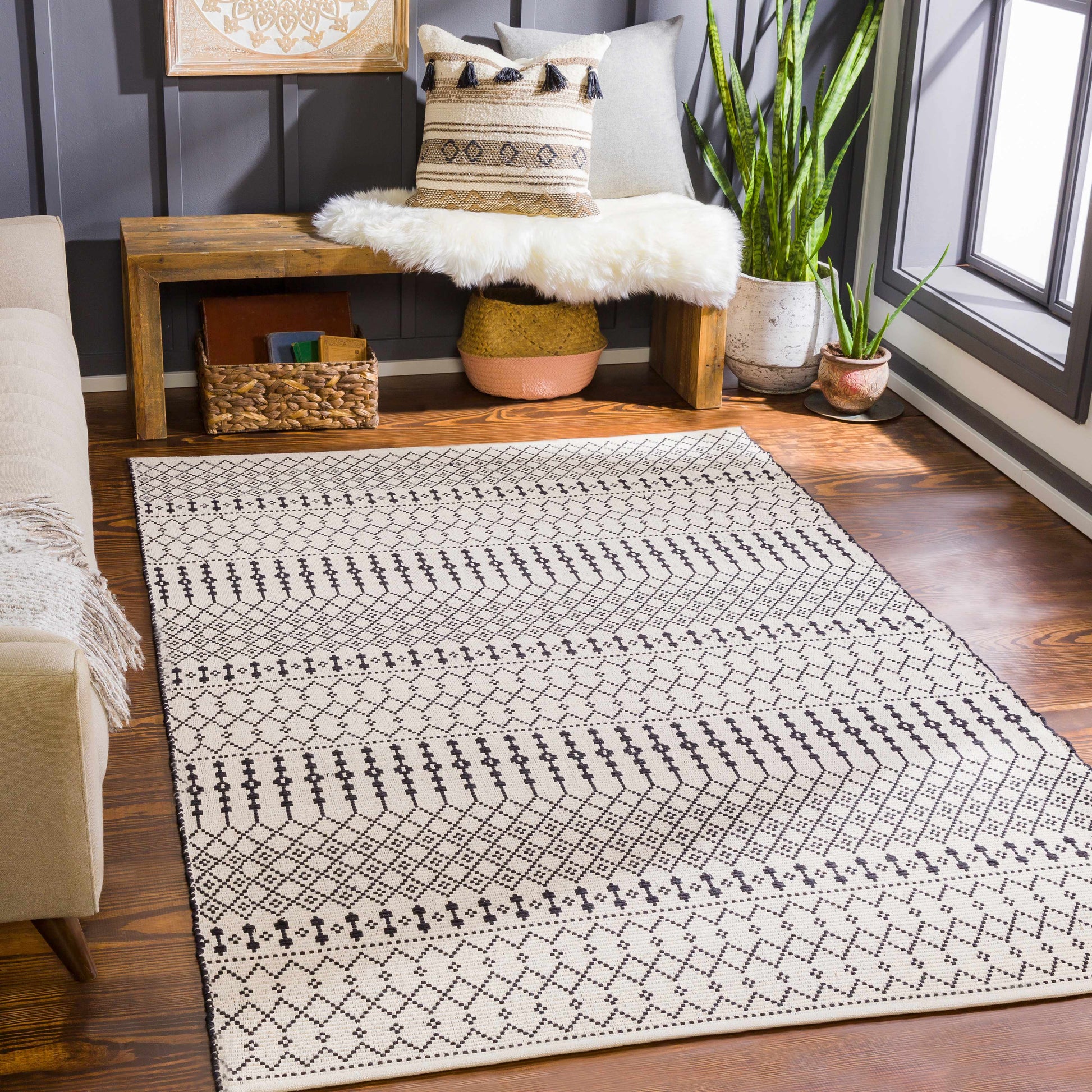 Osasuna OSA-2300 Hand Woven Rug