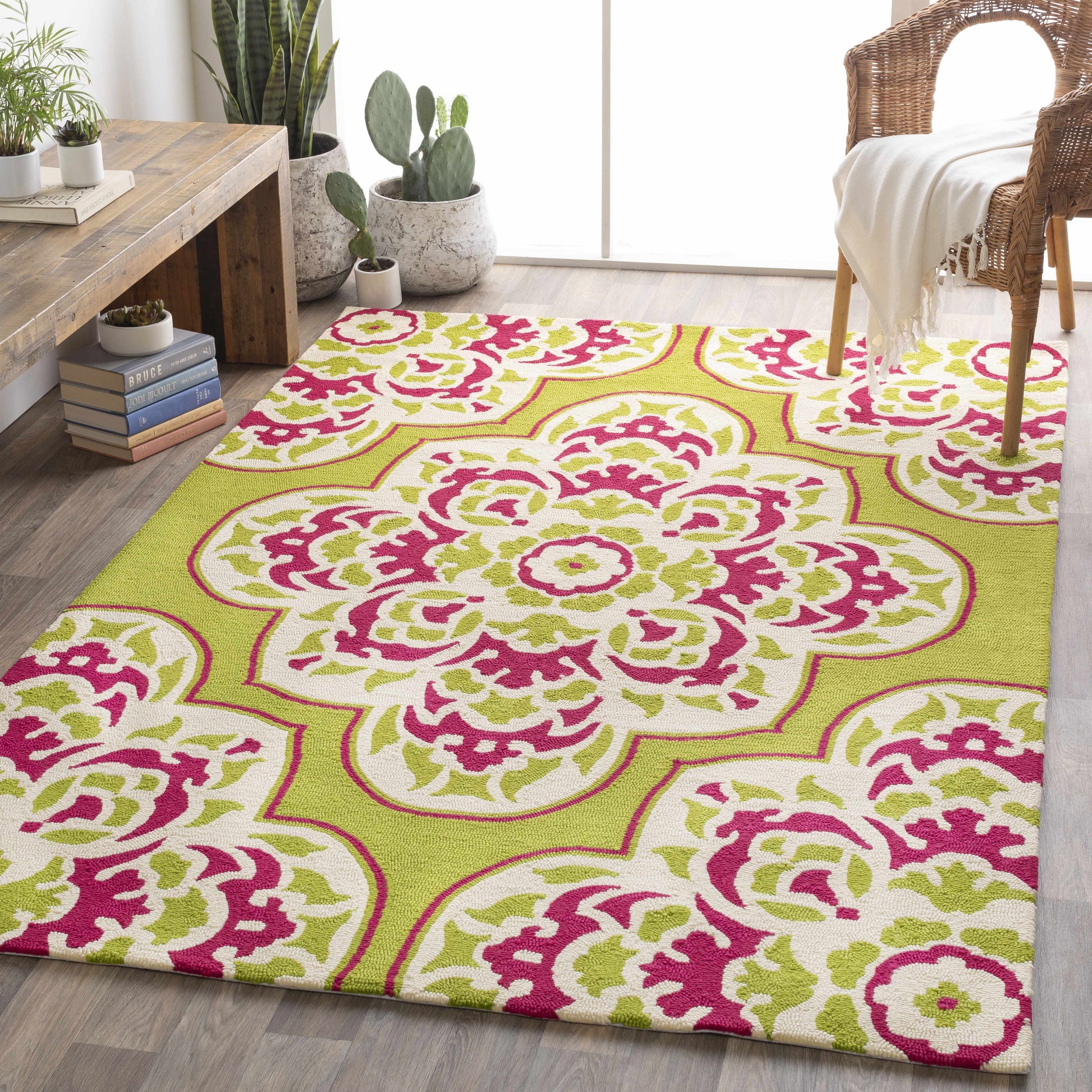 Rain RAI-1266 Hand Hooked Rug