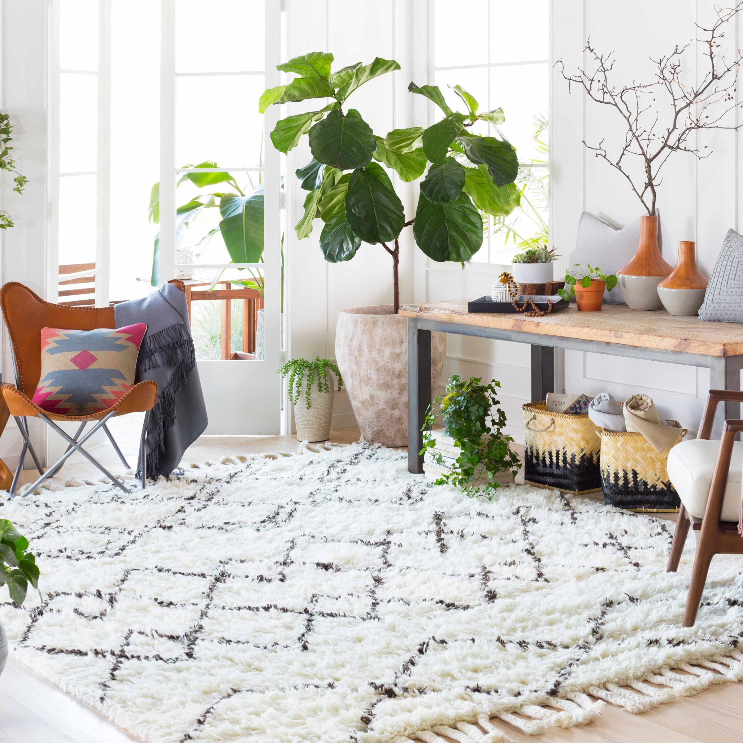 Sherpa SHP-8001 Hand Woven Rug