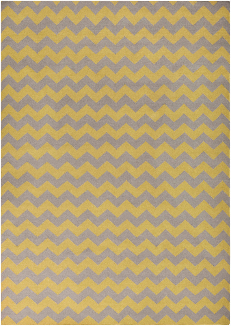 Mustard Hand Woven 100% Wool Modern Rectangle Handmade rug, Indoor use only, no fringe, non-washable. runner also available