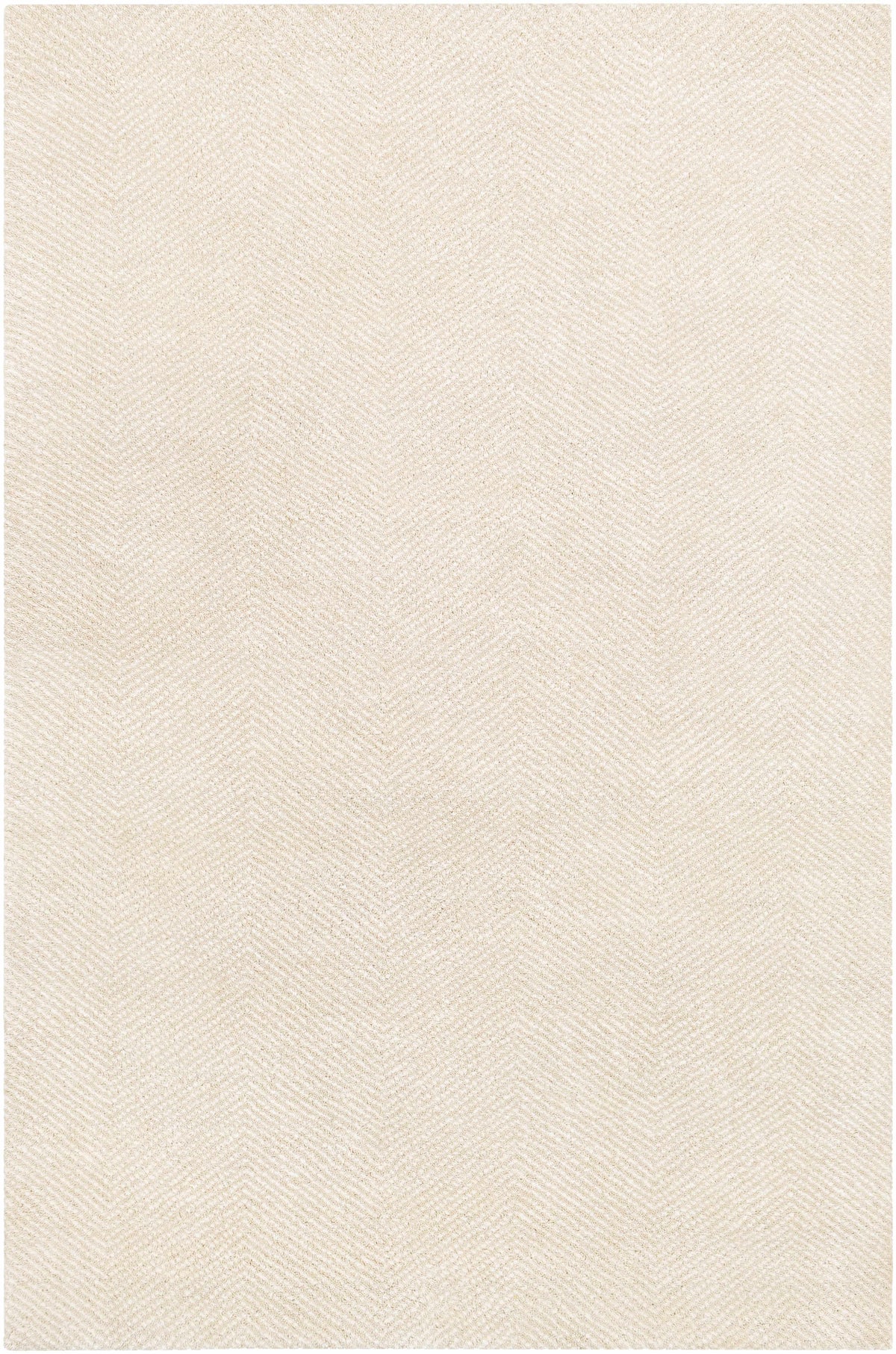 Beige Hand Knotted 50% Viscose, 50% Wool Modern Rectangle Handmade rug, Indoor use only, no fringe, non-washable.