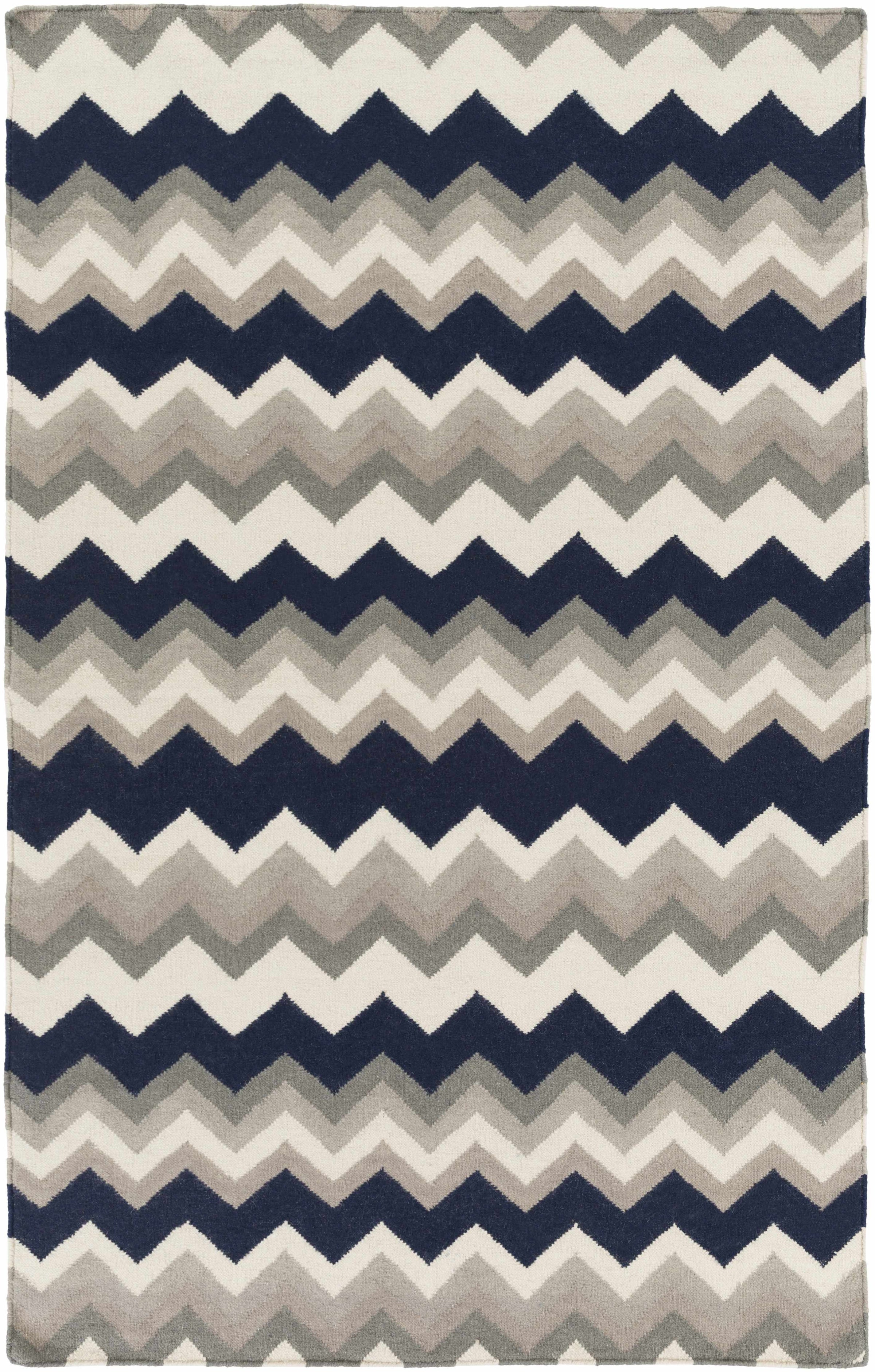 Charcoal Hand Woven 100% Wool Modern Rectangle Handmade rug, Indoor use only, no fringe, non-washable. runner also available