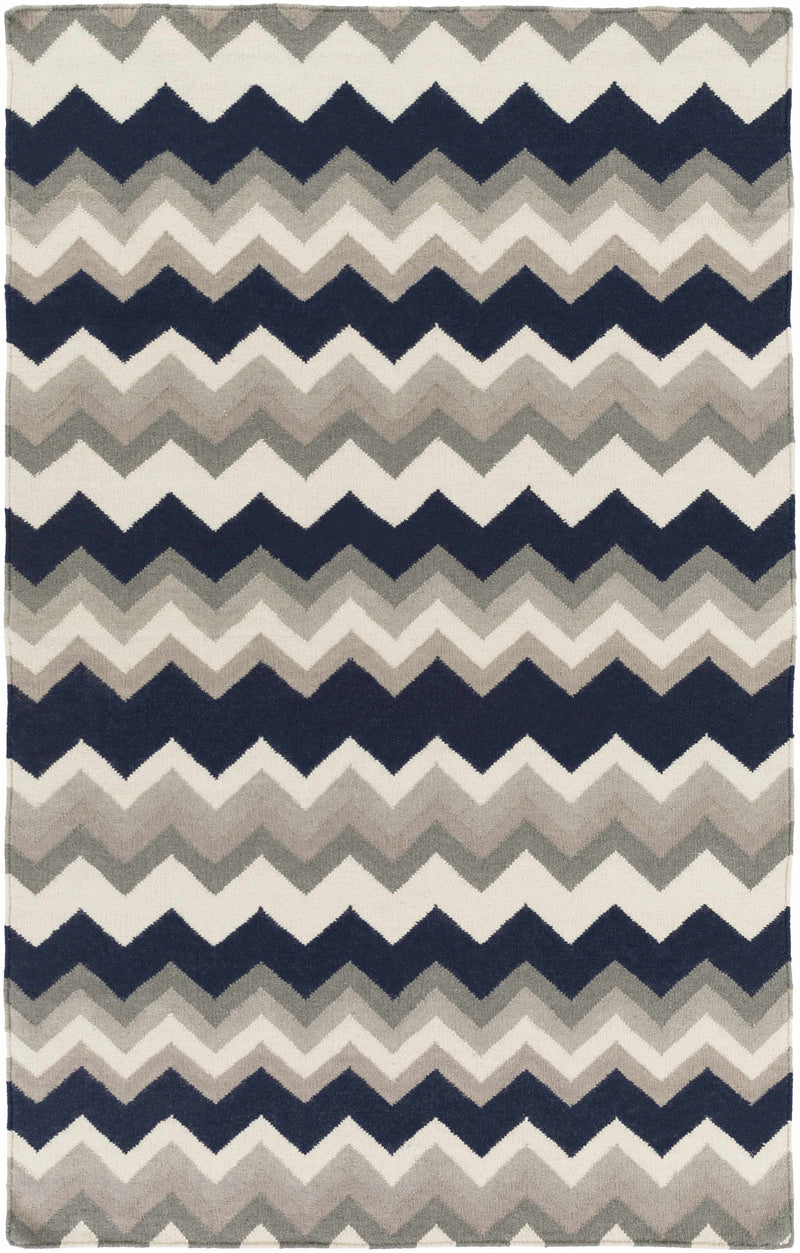 Charcoal Hand Woven 100% Wool Modern Rectangle Handmade rug, Indoor use only, no fringe, non-washable. runner also available