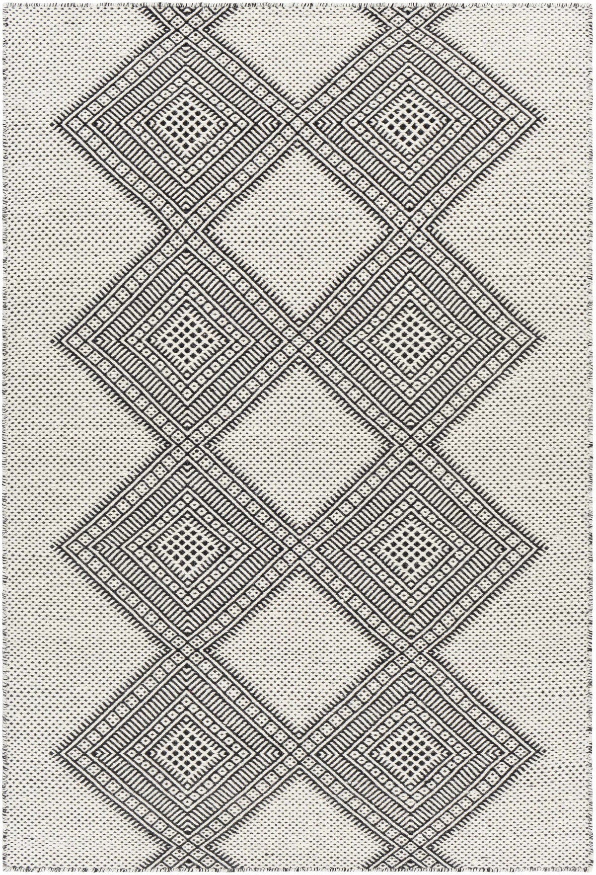 Black Hand Woven 100% Wool Global Rectangle Handmade rug, Indoor use only, no fringe, non-washable. runner also available