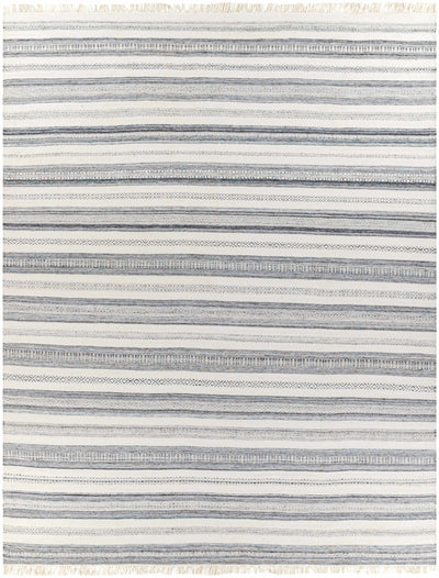 Light Beige Hand Woven 100% Recycled PET Yarn Modern Rectangle Handmade rug, Indoor use only, has fringe, non-washable. runner also available