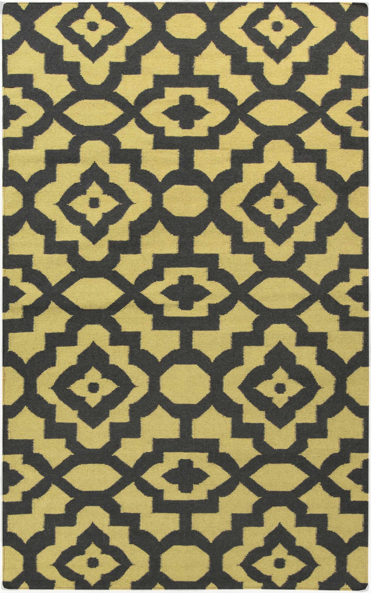 Black Hand Woven 100% Wool Modern Rectangle Handmade rug, Indoor use only, no fringe, non-washable. runner also available