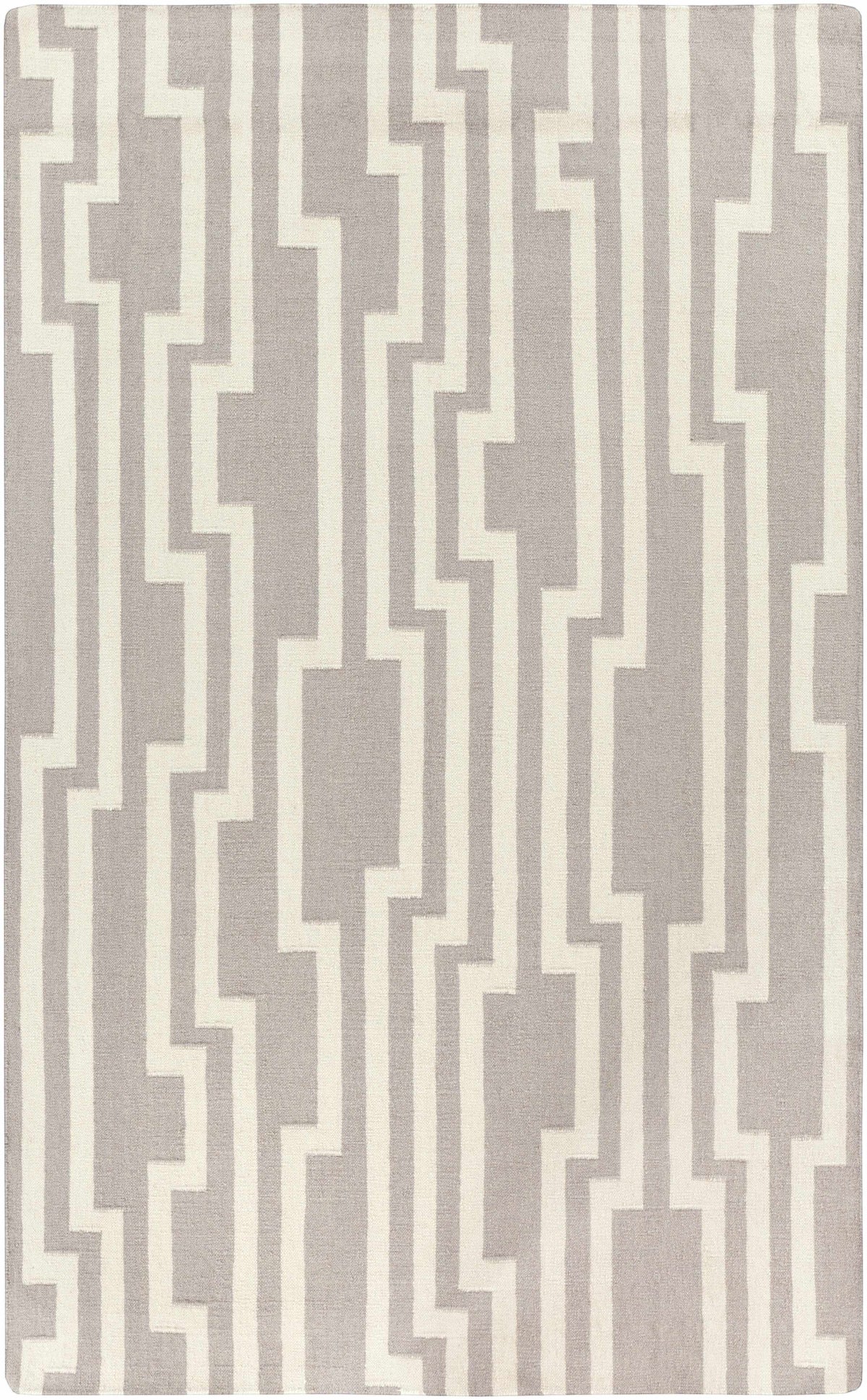 Medium Gray Hand Woven 100% Wool Modern Rectangle Handmade rug, Indoor use only, no fringe, non-washable. runner also available