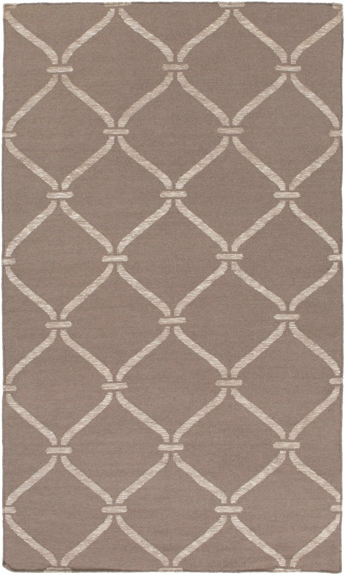 Taupe Hand Woven 50% Wool, 30% Viscose, 20% Cotton Modern Rectangle Handmade rug, Indoor use only, no fringe, non-washable. runner also available