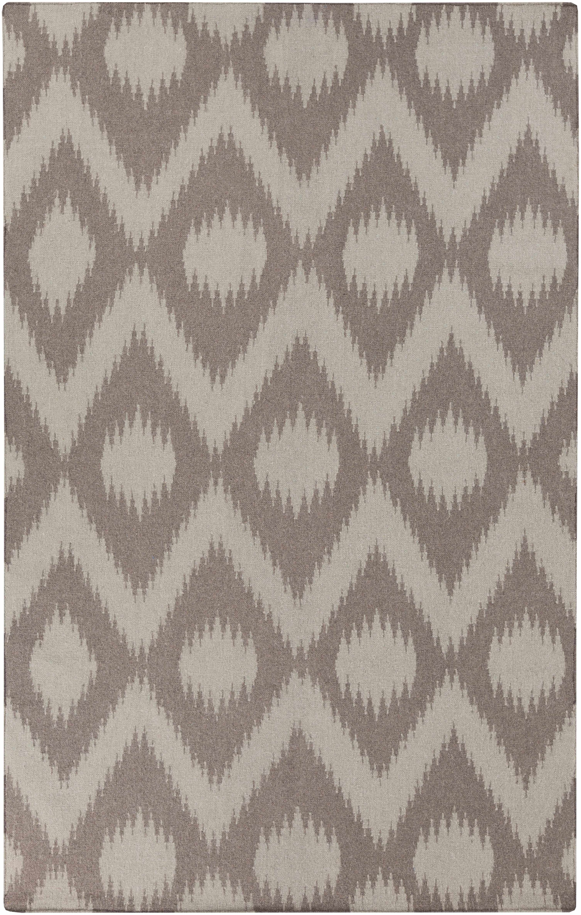 Charcoal Hand Woven 100% Wool Modern Rectangle Handmade rug, Indoor use only, no fringe, non-washable. runner also available