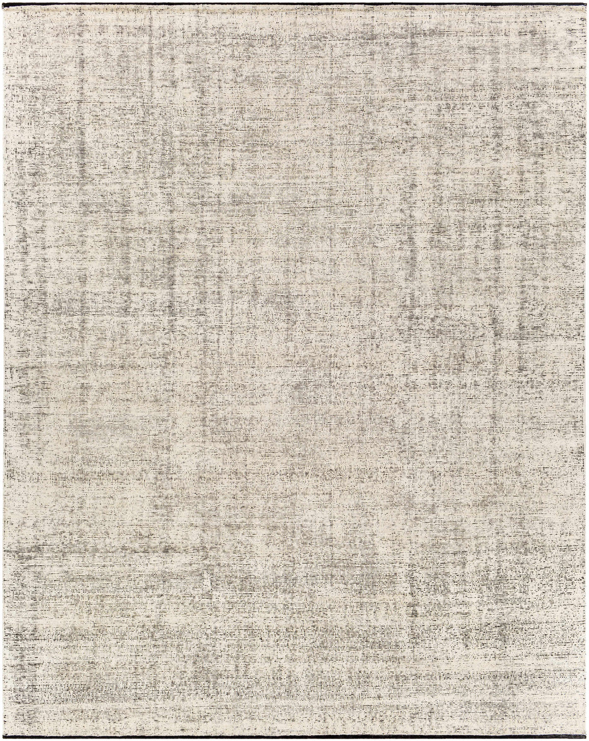 Cream Hand Knotted 100% Silk Global Rectangle Handmade rug, Indoor use only, no fringe, non-washable.