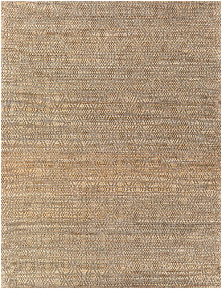 Tan Hand Woven 100% Jute Modern Rectangle Handmade rug, Indoor use only, no fringe, non-washable. runner also available