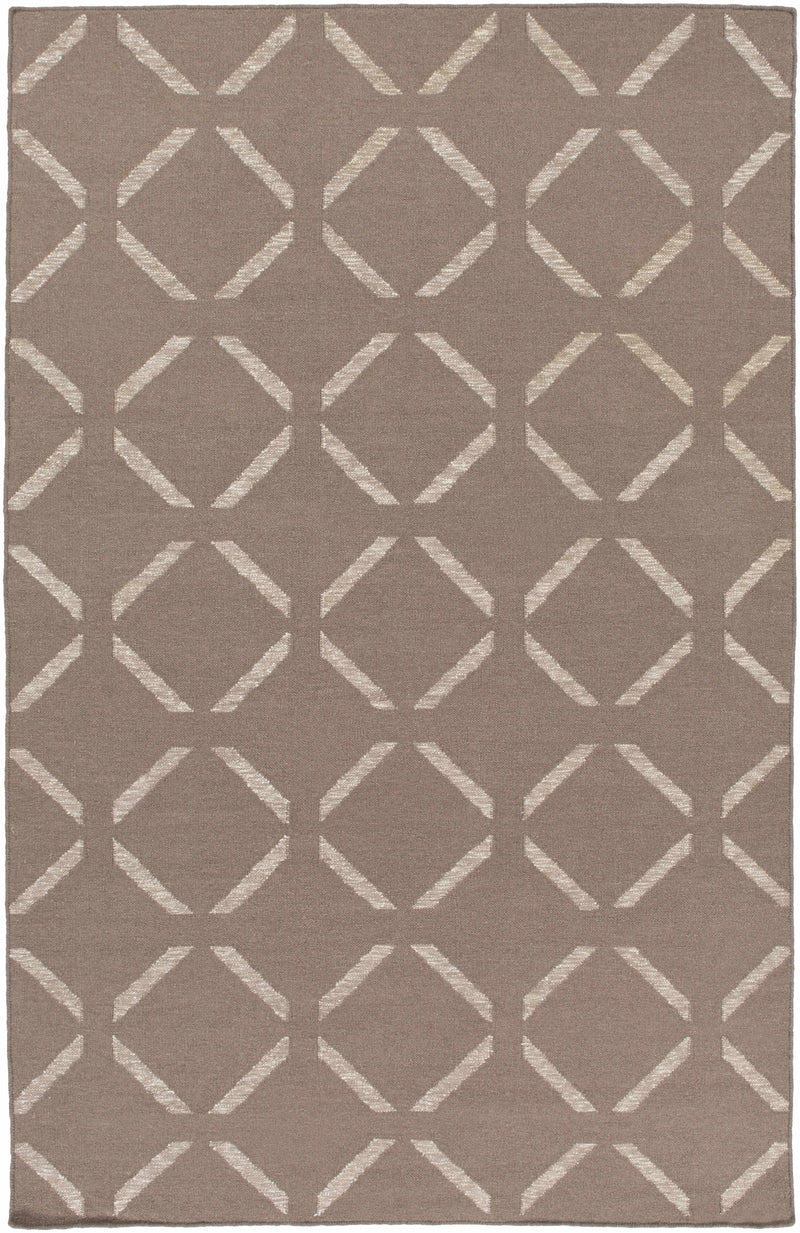 Taupe Hand Woven 50% Wool, 30% Viscose, 20% Cotton Modern Rectangle Handmade rug, Indoor use only, no fringe, non-washable. runner also available